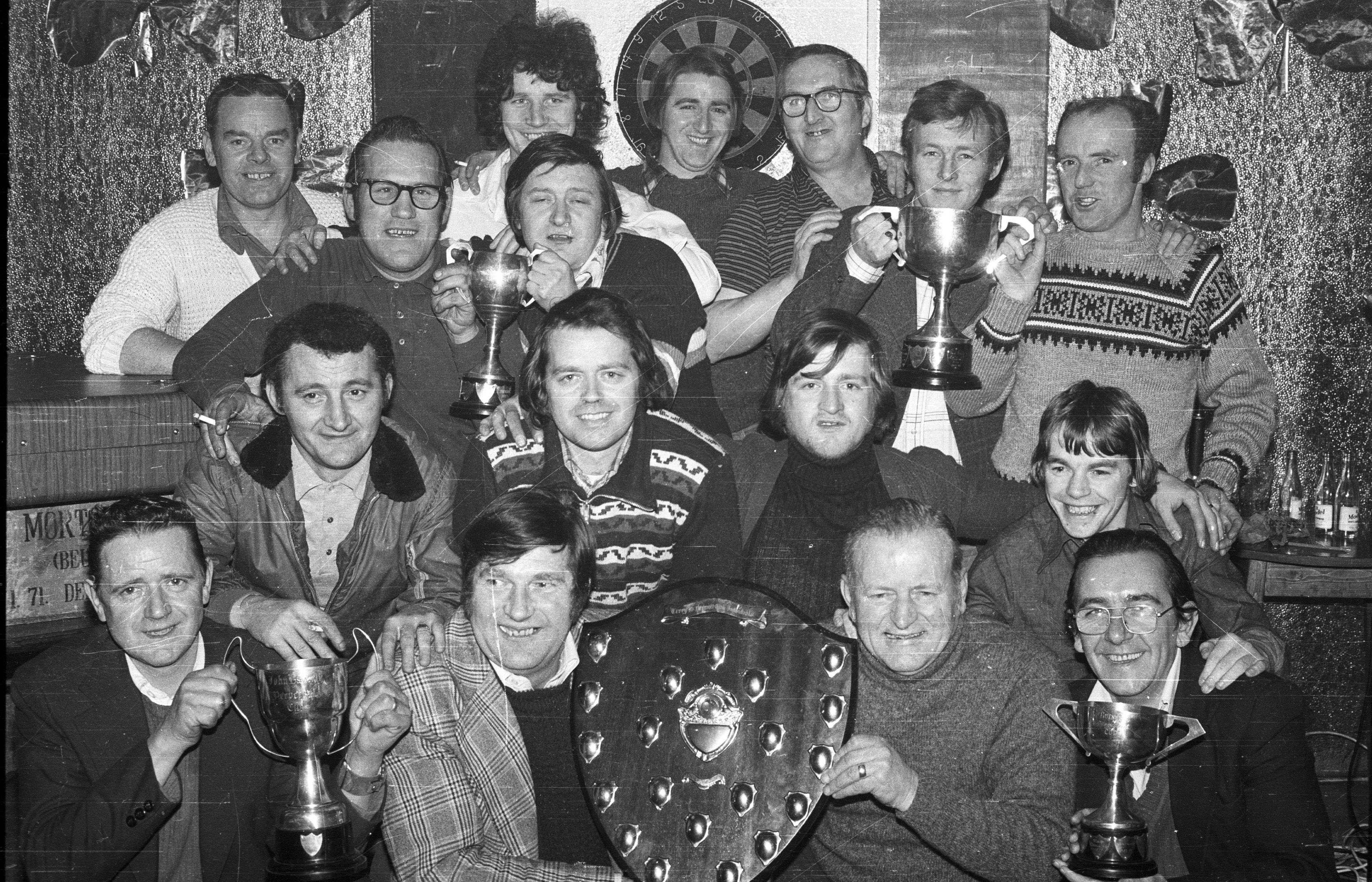 The Terry McDermott after a charity match, staged by Geordie McShannon