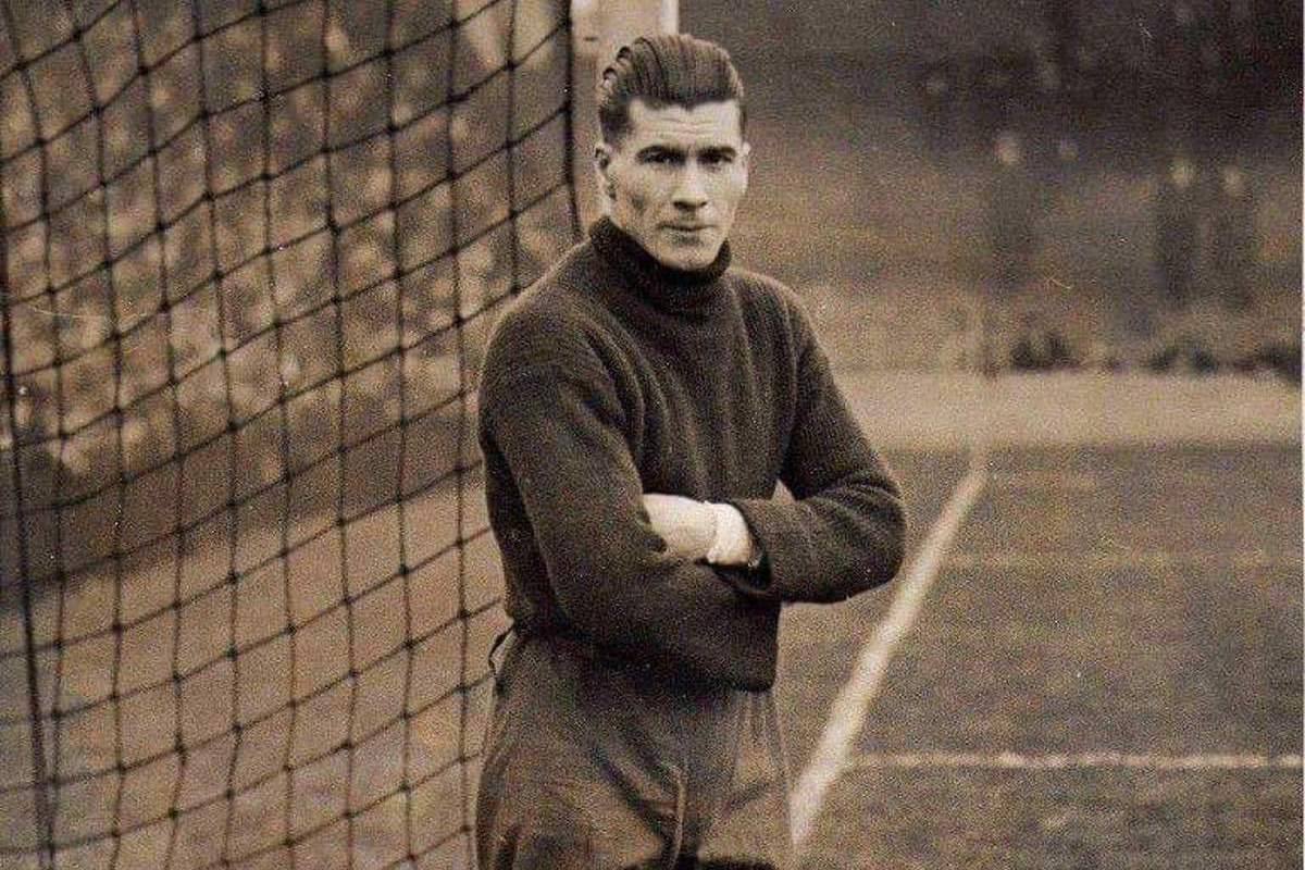 Belfast Celtic star goalkeeper Elisha Scott