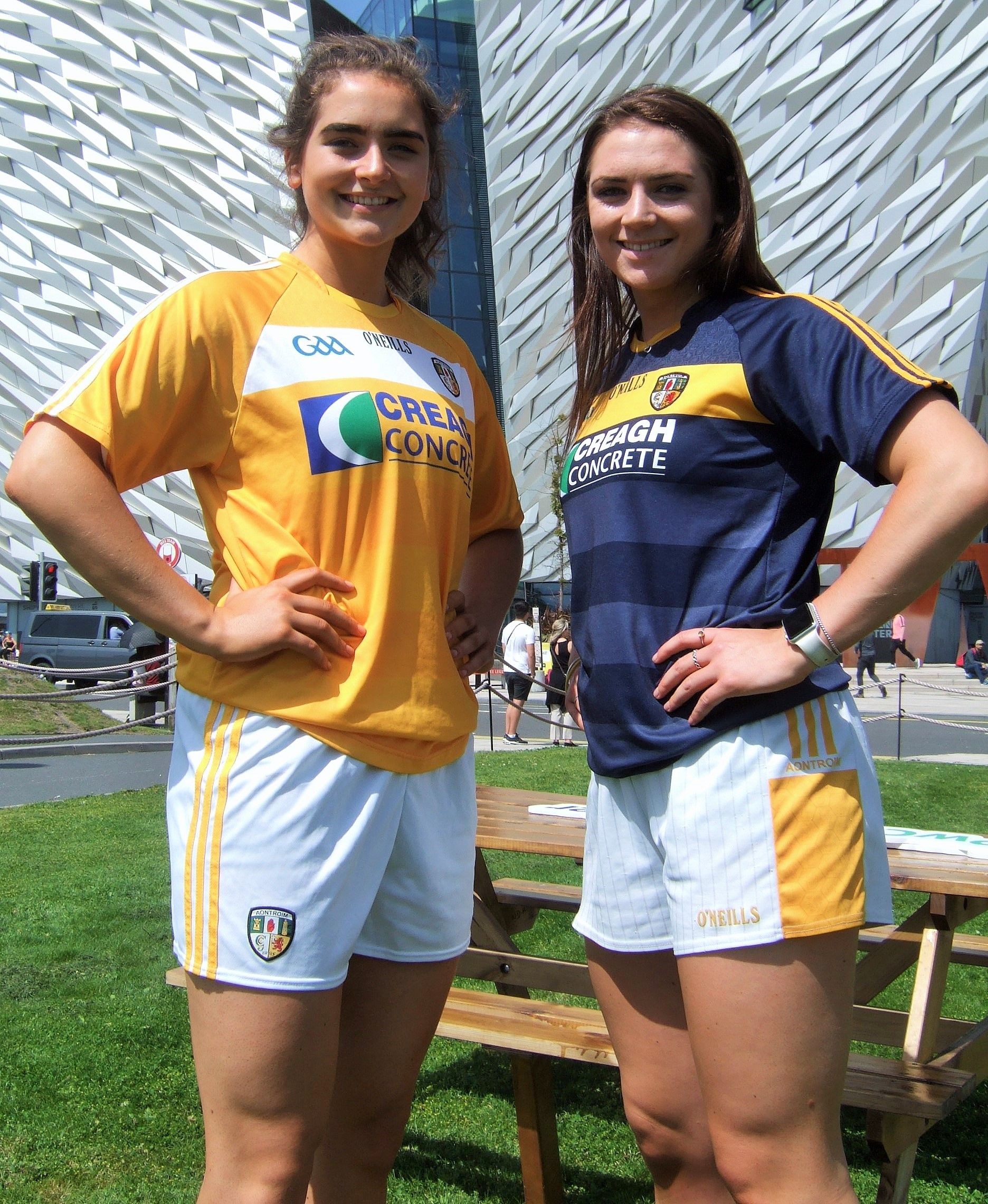 The Magees in Antrim colours