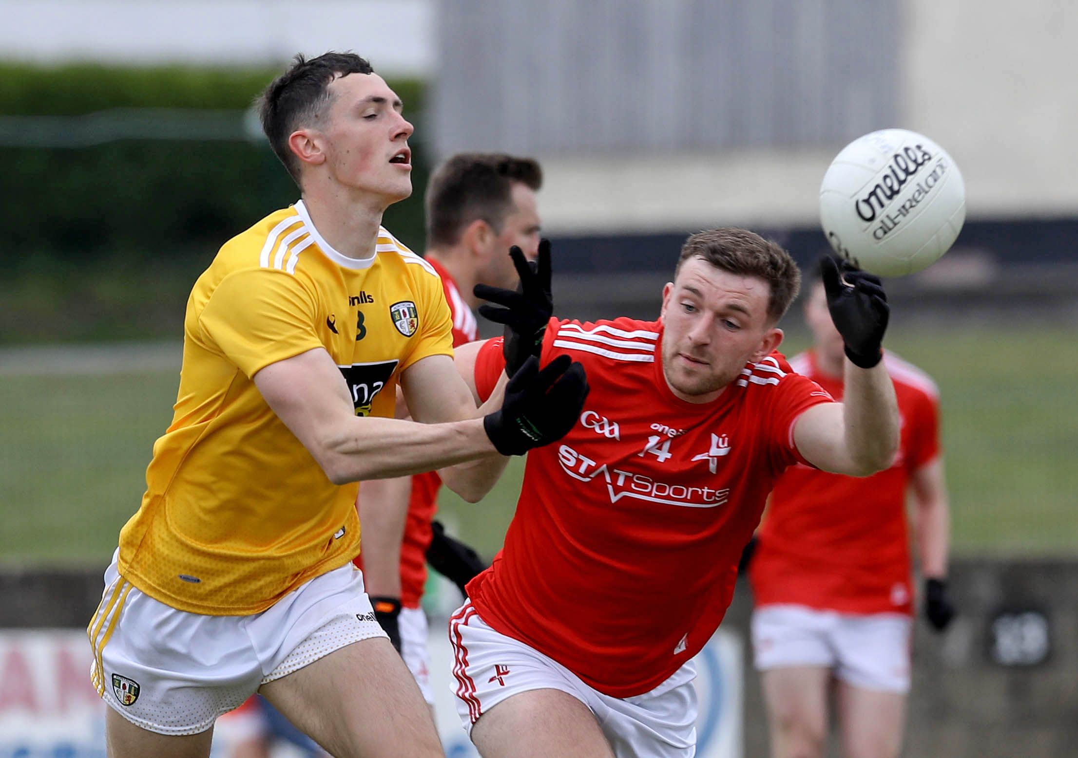 Antrim manager Enda McGinley was full of praise for Conor Stewart who made his debut against Louth last weekend