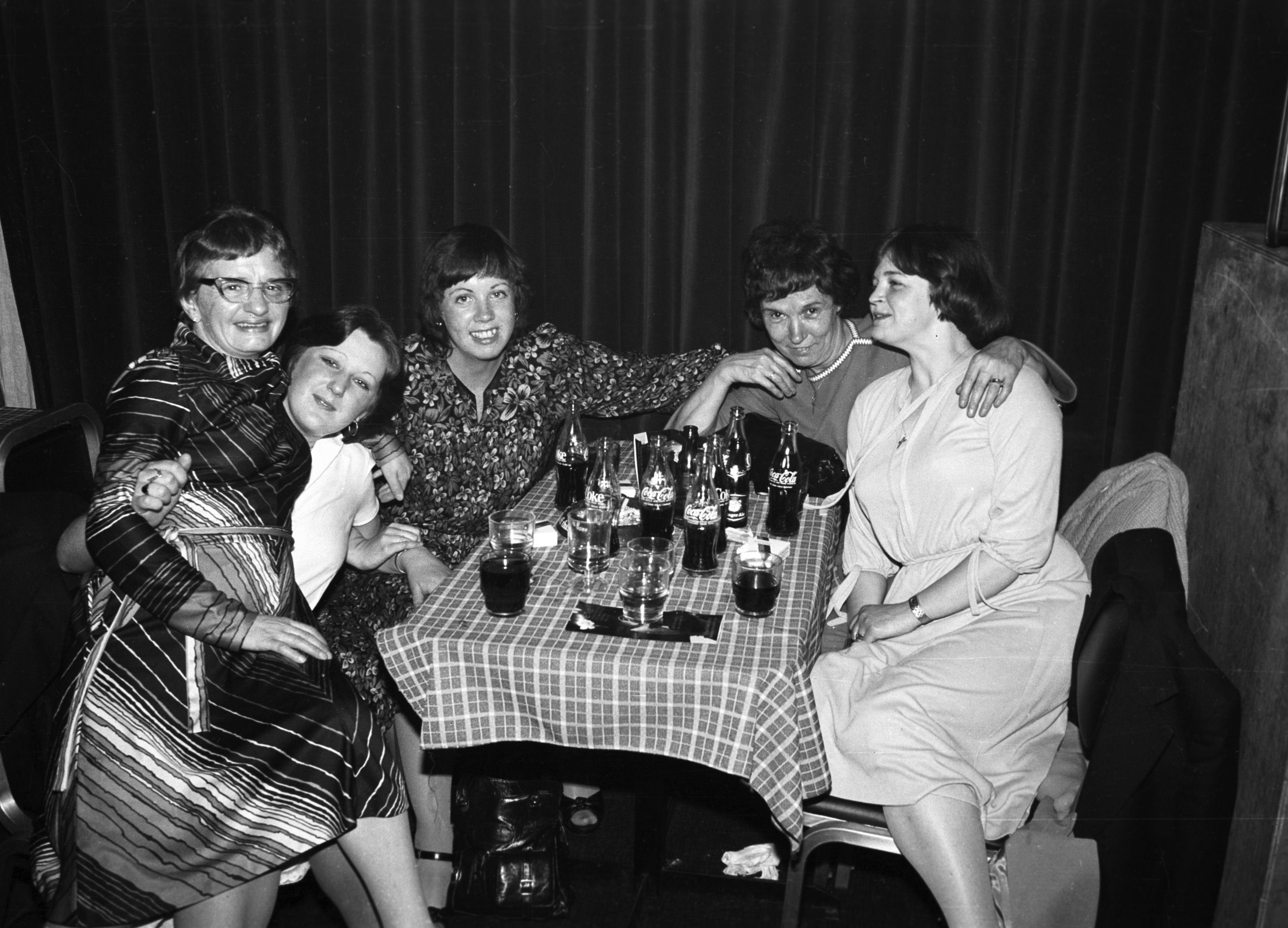 Betty McCrudden, Beth Lawler, Una Simpson, Mary Lawler and Noreen McCullagh at the Rose of Tralee International Festival function in the Kerri Inn