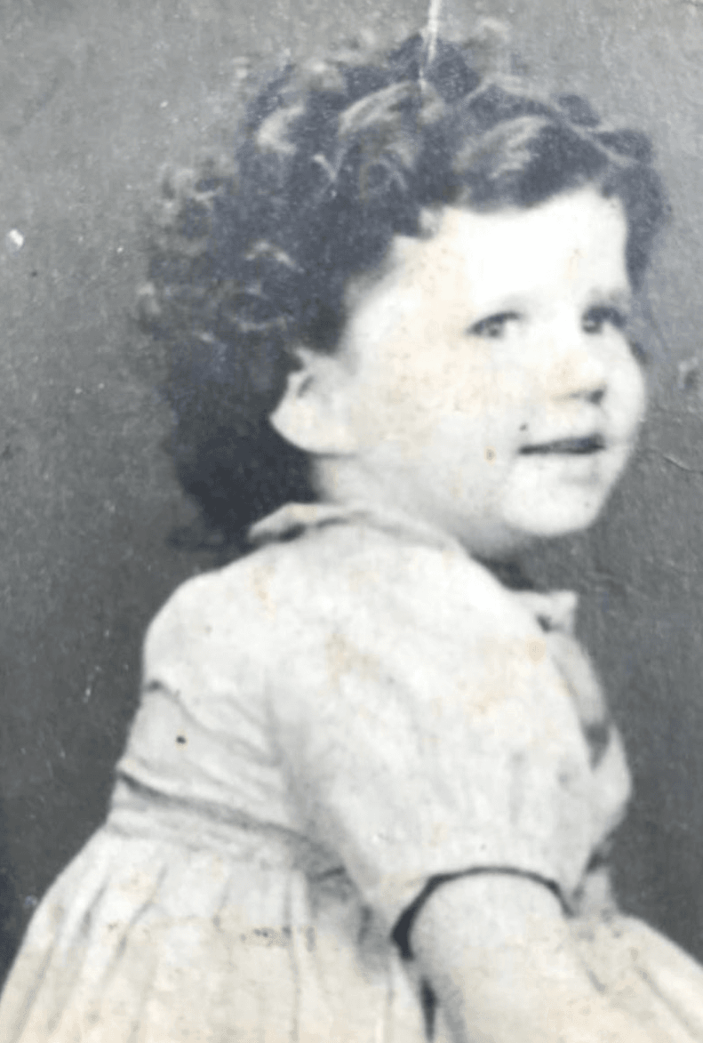 WAY WE WERE: Eileen as a toddler