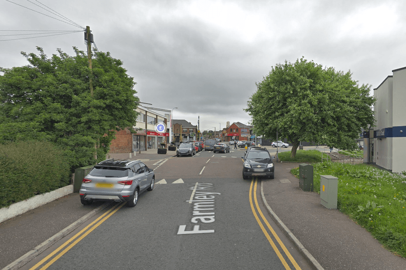 The attack took place on the Farmley Road in Glengormley