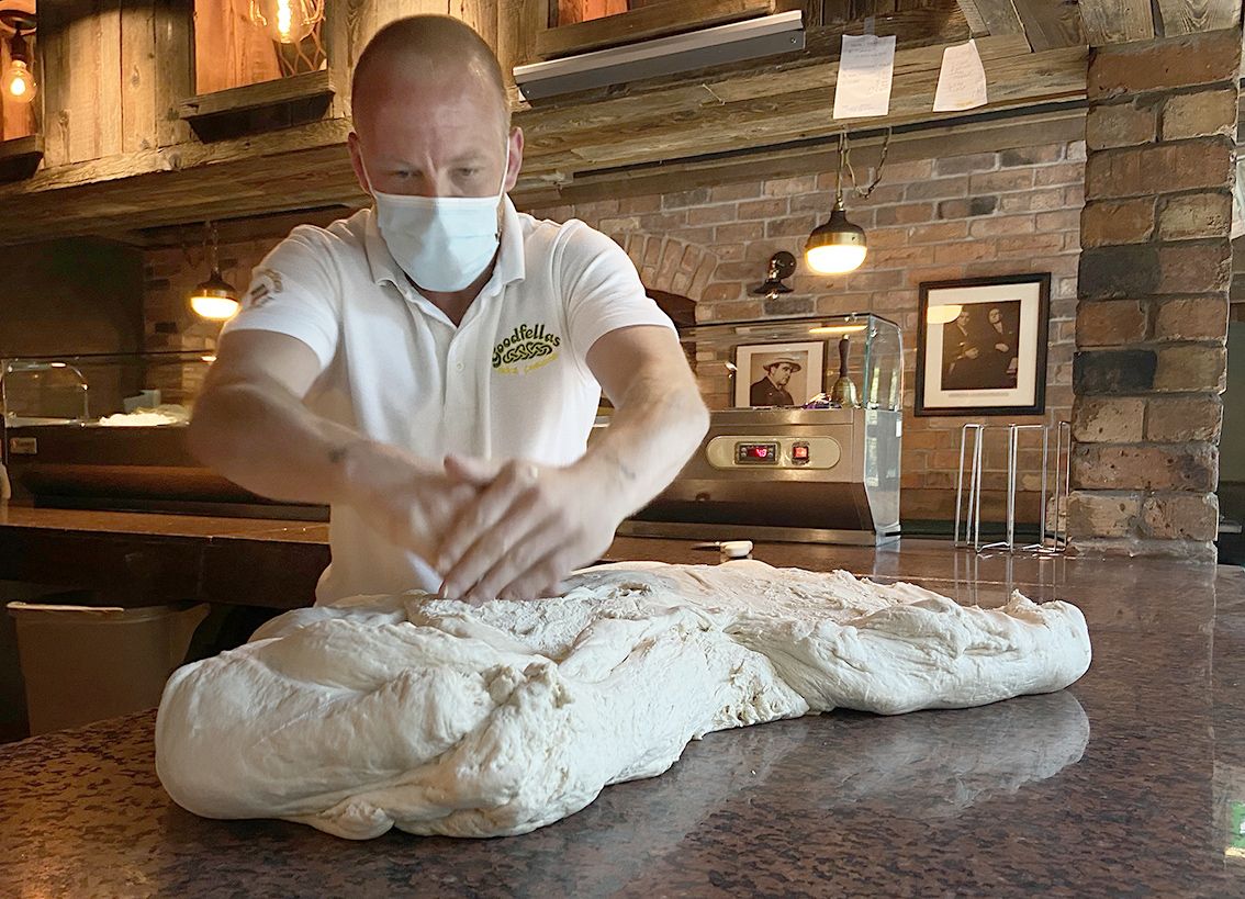 Goodfellas chef Martin Curran gets ready to welcome back the customers