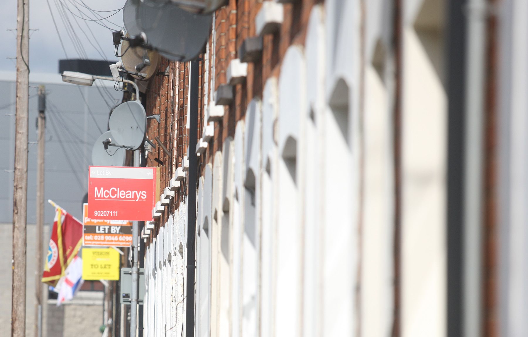 LOWER RAVENHILL: Ubiquity of flags doesn't reflect reality for residents. 
