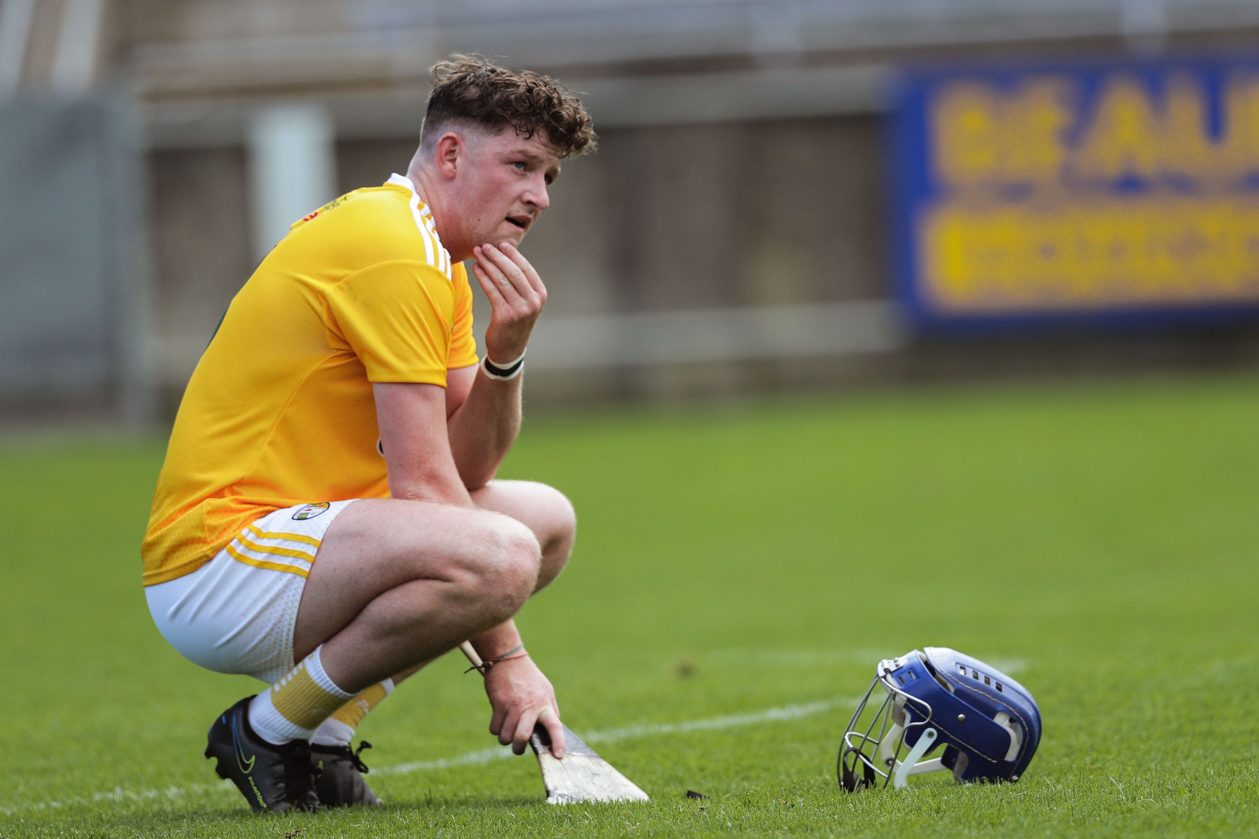 Keelan Molloy dejected after the game