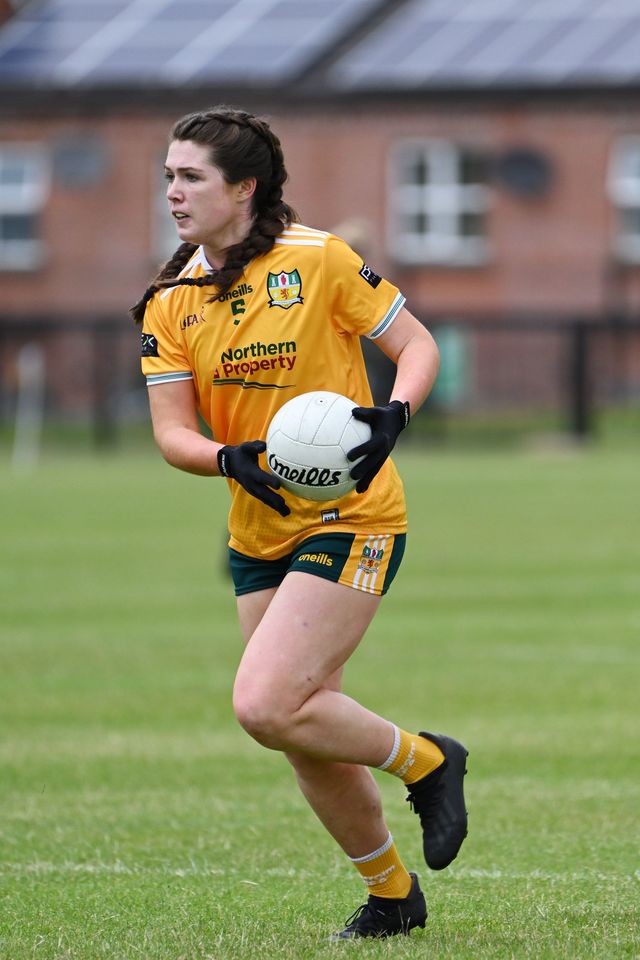 Antrim v Derry All-Ireland Ladies JFC at Corrigan Park 111007MTH21.jpg Antrim's ladies face Limerick
