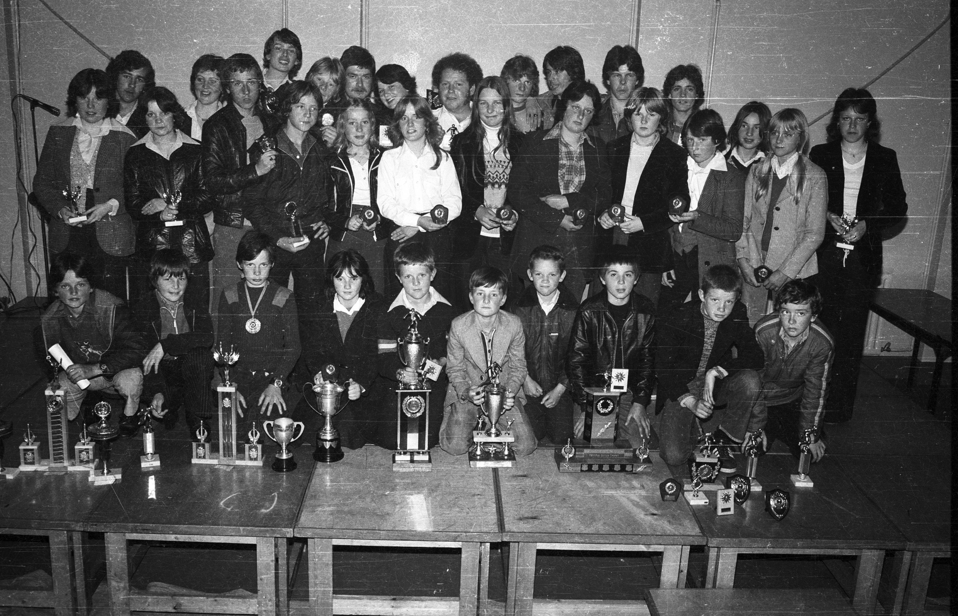 All the winners from the Holy Trinity prizegiving