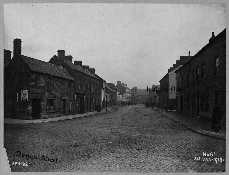 Barrack Street from Durham St, 1913, Courtesy The Deputy Keeper of the Records Public Record Office of Northern Ireland, LA/7/8/HF/3/81