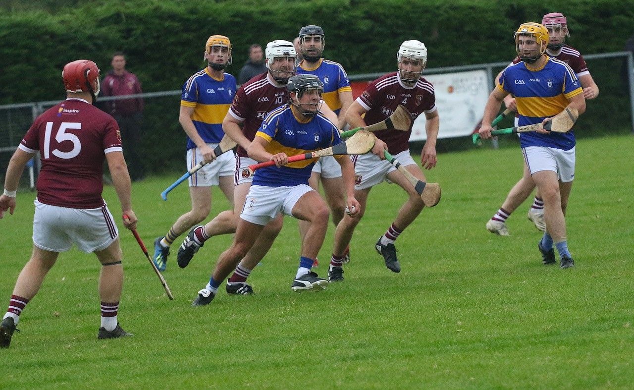 Eoin Trainor bursts forward