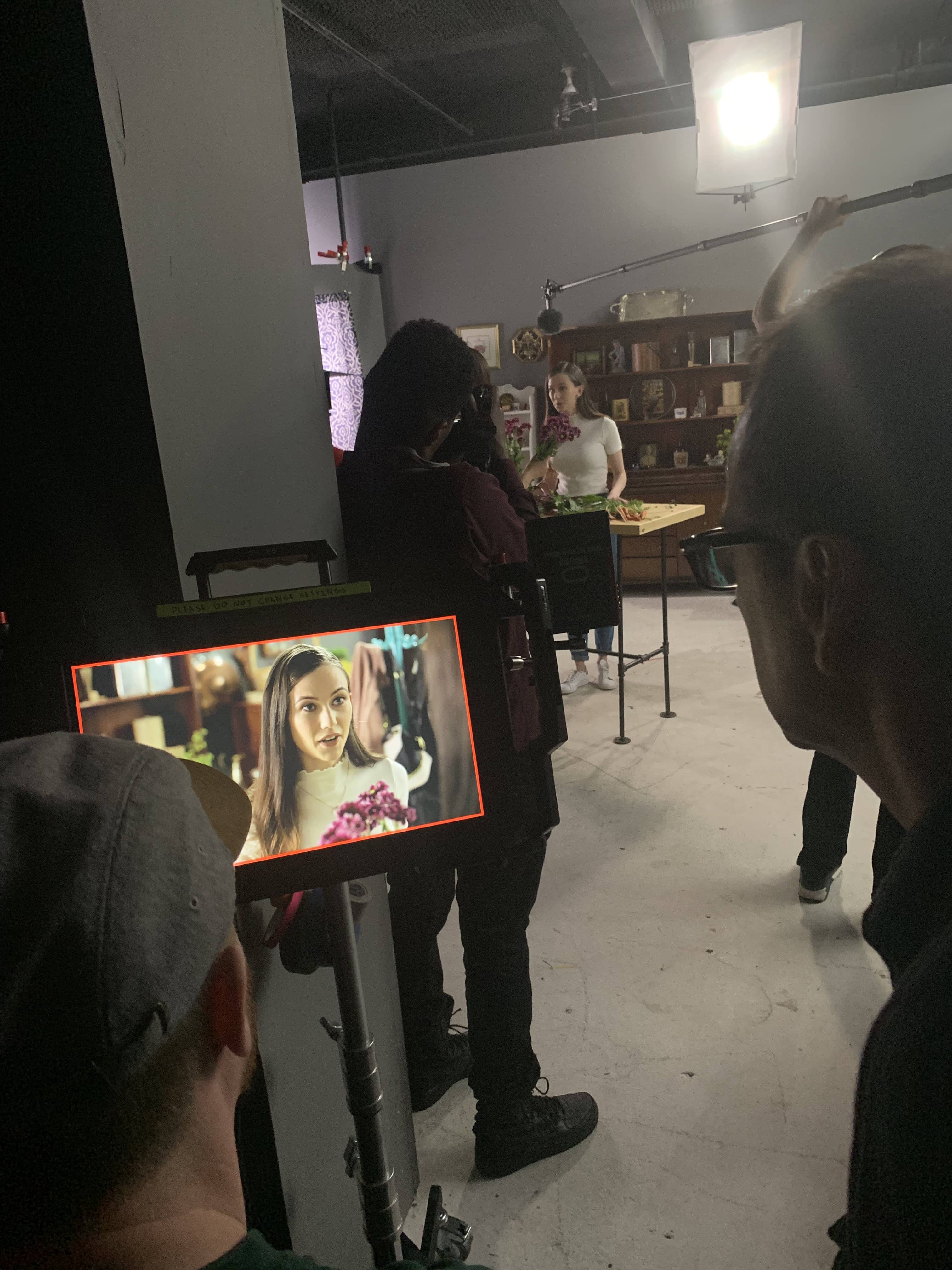 ON SET: Eimheár has worked with the likes of Disney and CBBC 