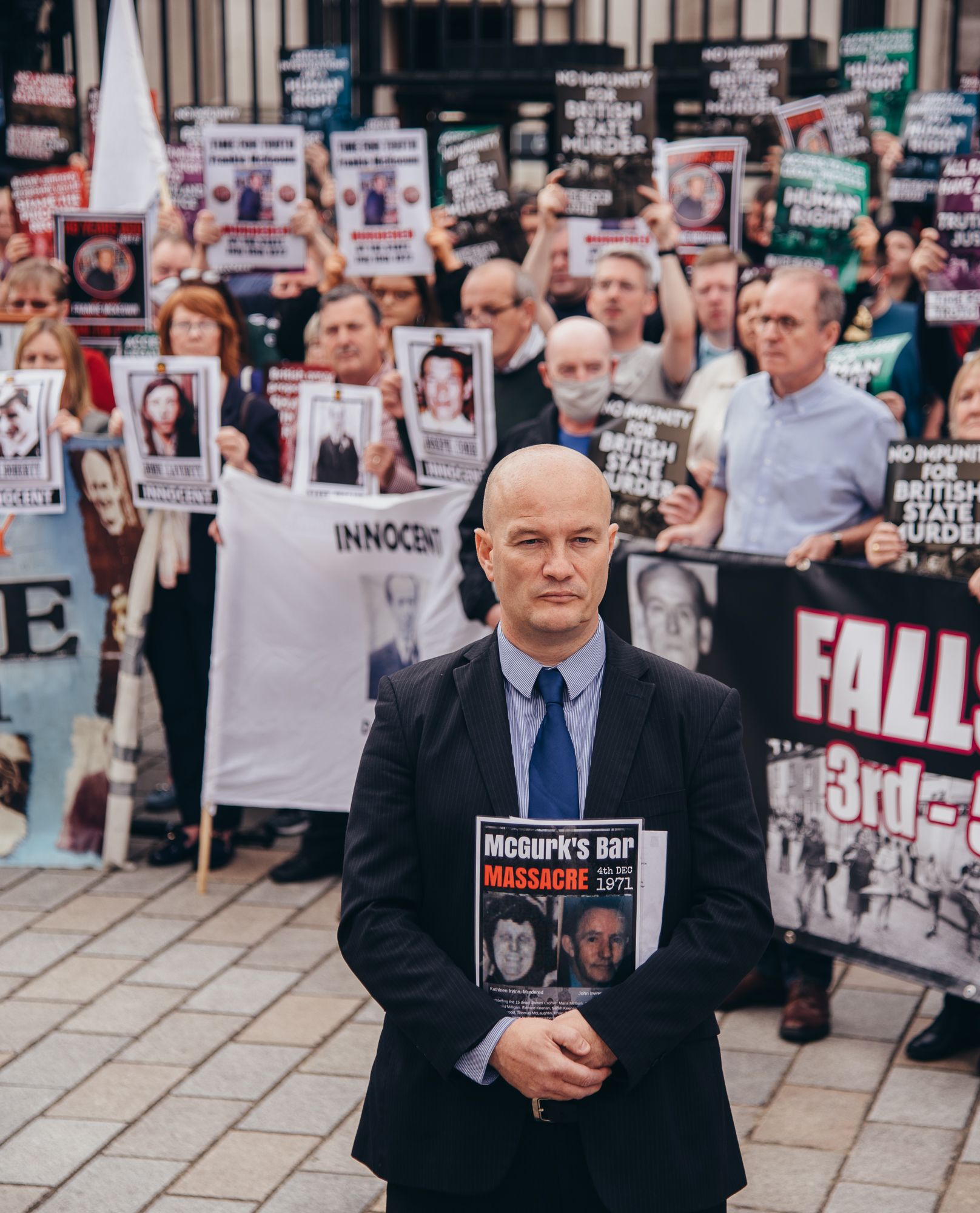 CLEAR MESSAGE: Ciarán MacAirt on Saturday