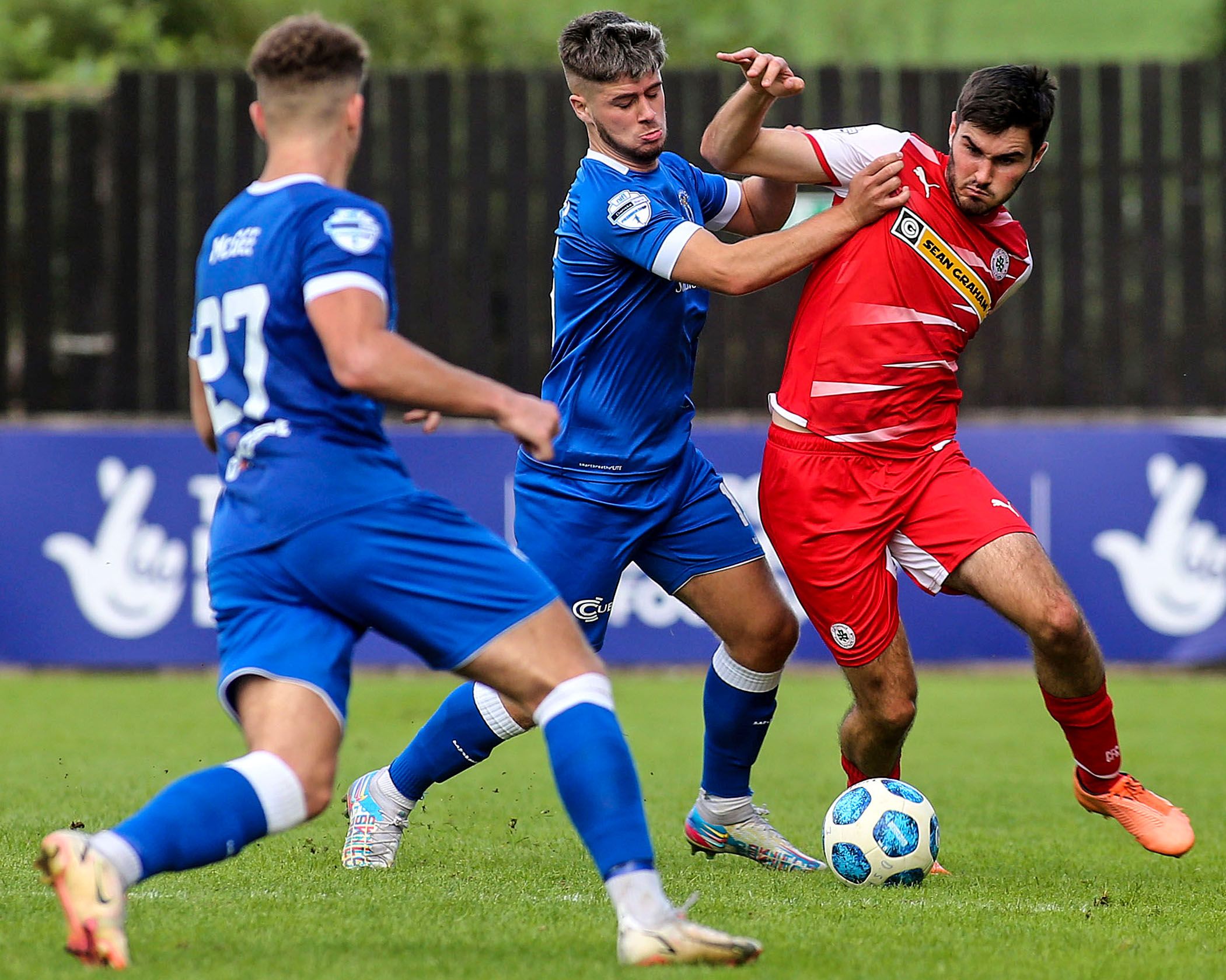  Luke Turnet with Ben Gallagher and Ethan McGee
