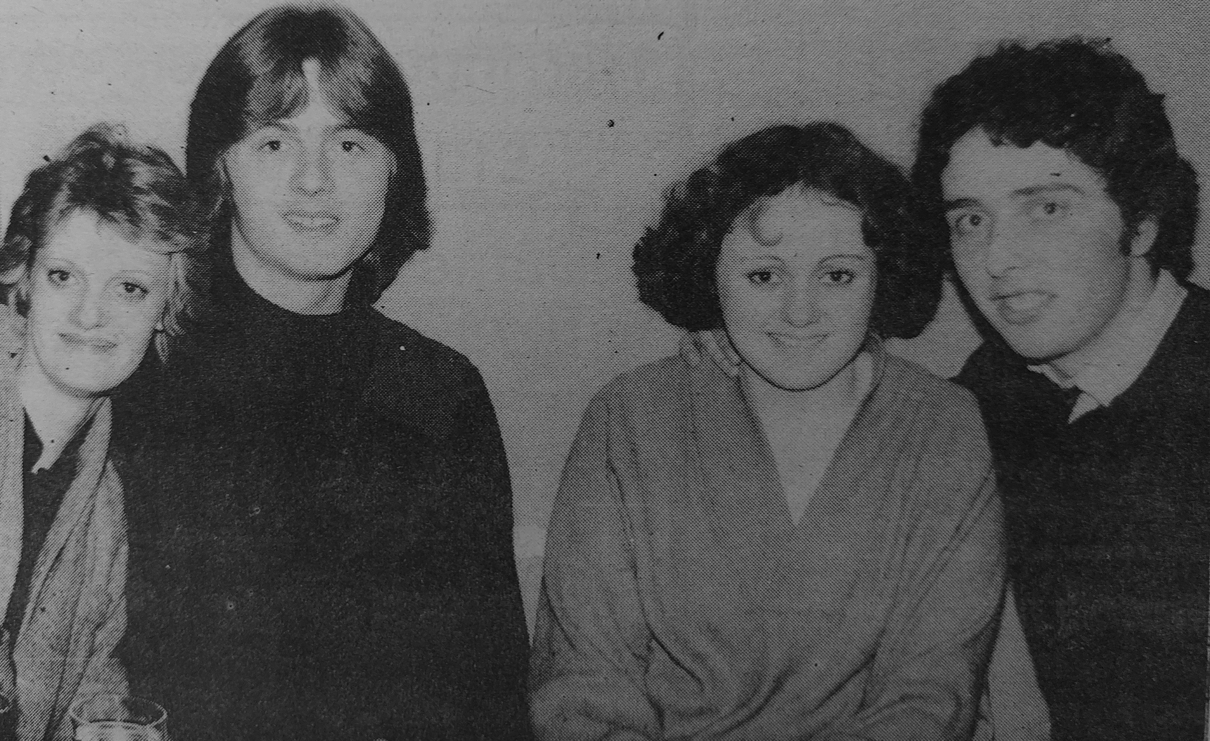 Ann Roberts, Gerry Rice, Rhona O'Neill and Billy Carlisle