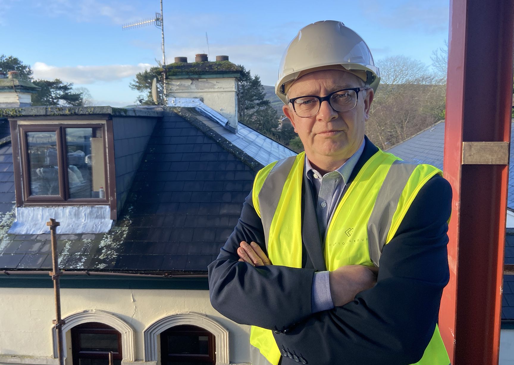 CONSTRUCTION: Roddy McCorley Society Chairman, Davey McGivern said that the new museum will complement the existing and future tourist offering in West Belfast