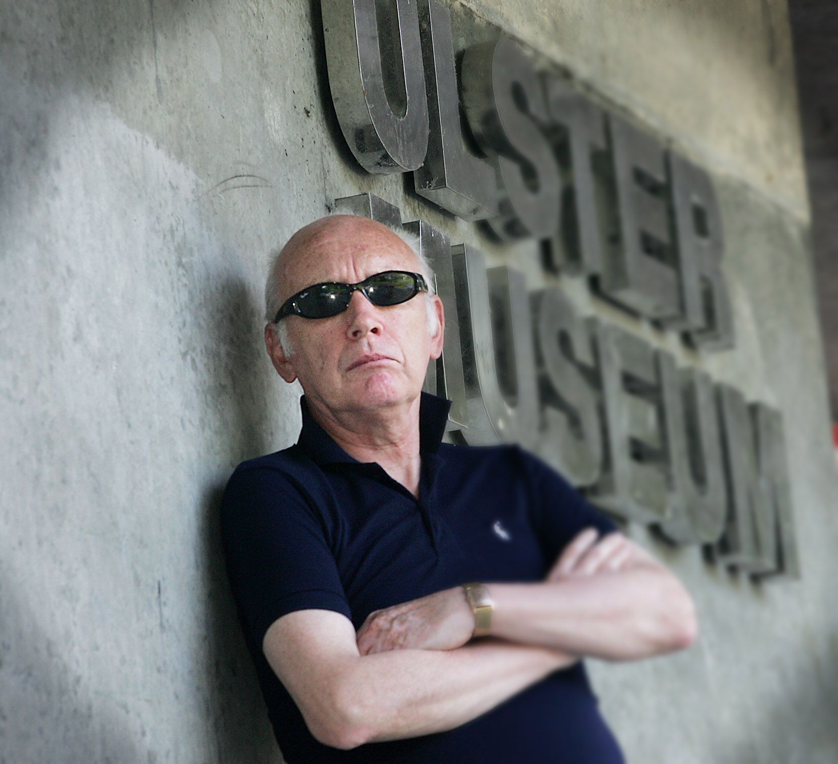 IN THE FRAME: Conrad Atkinson at the Ulster Museum in 2007