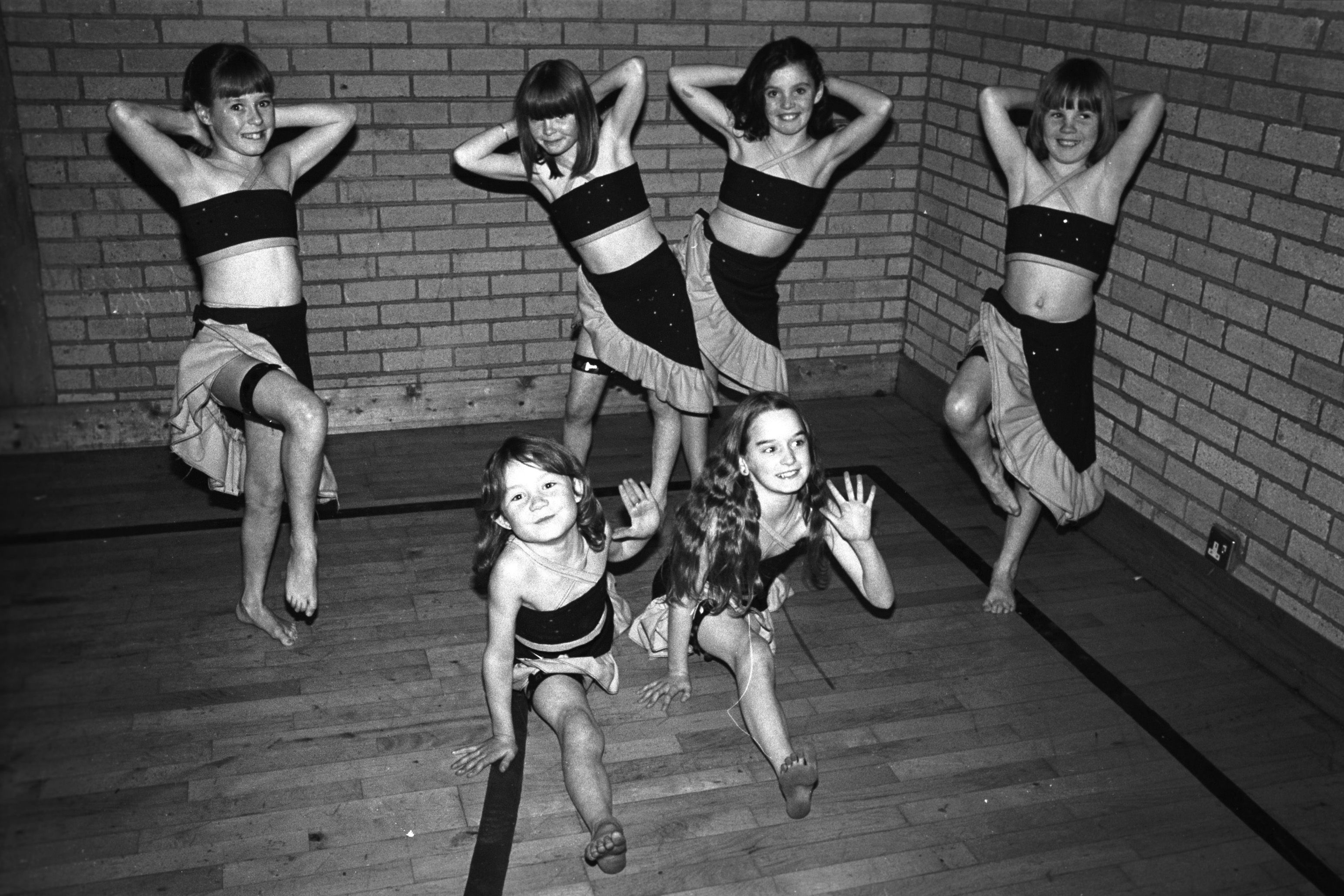 Fiona McAllister, Maria Sloan, Karen Pierce, Grainne Morgan, Sinead Morgan and Sheila Cooper who were Newington Youth Club Disco winners back in October 1980