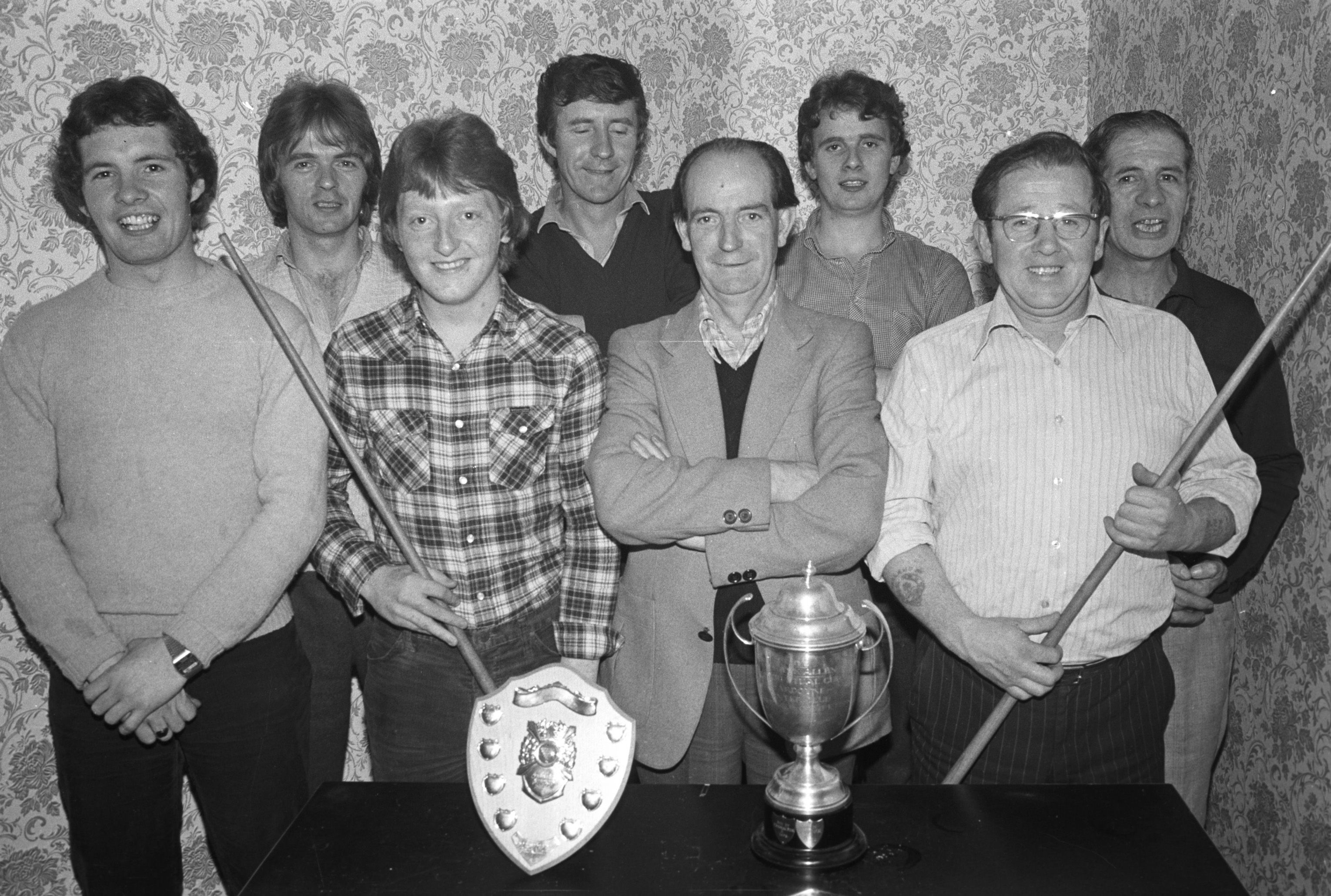 Inter-club Snooker Competition winners at the Shamrock Club's Annual Sports Night and Presentation