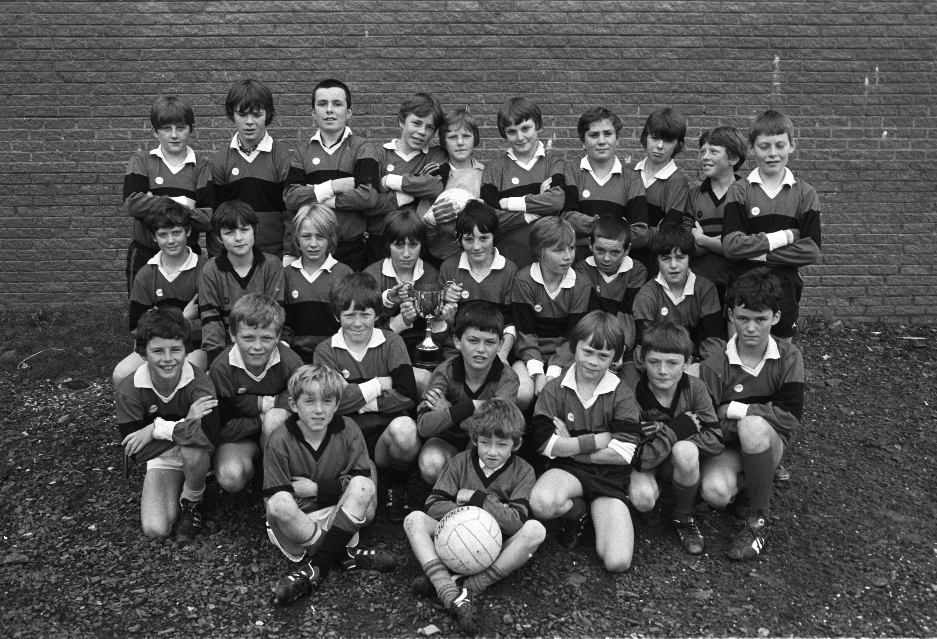 Sarsfield won the Under-13 Football League Championship in October 1980