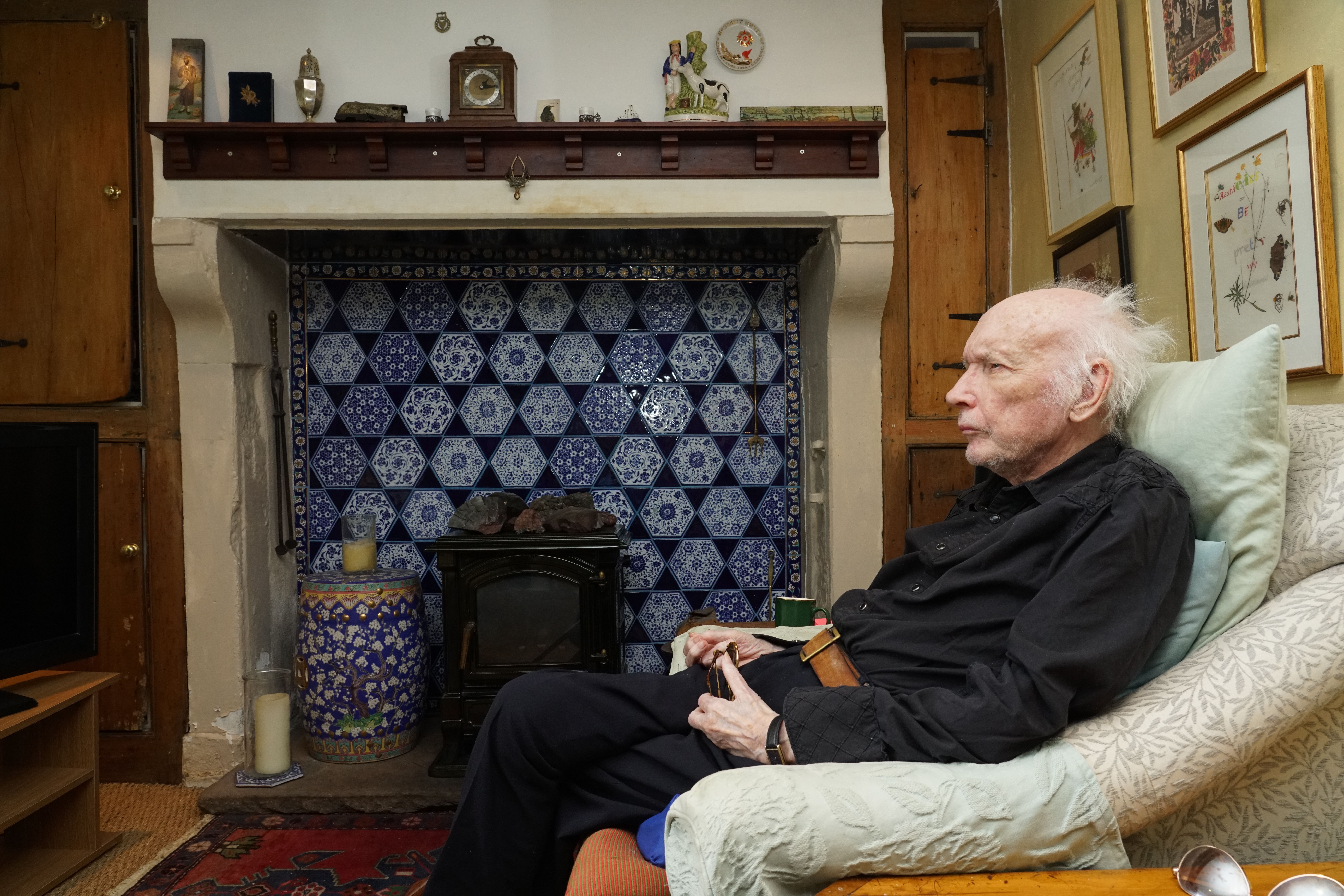 POP-PUNK: Conrad Atkinson pictured in his Cumbrian home earlier this year