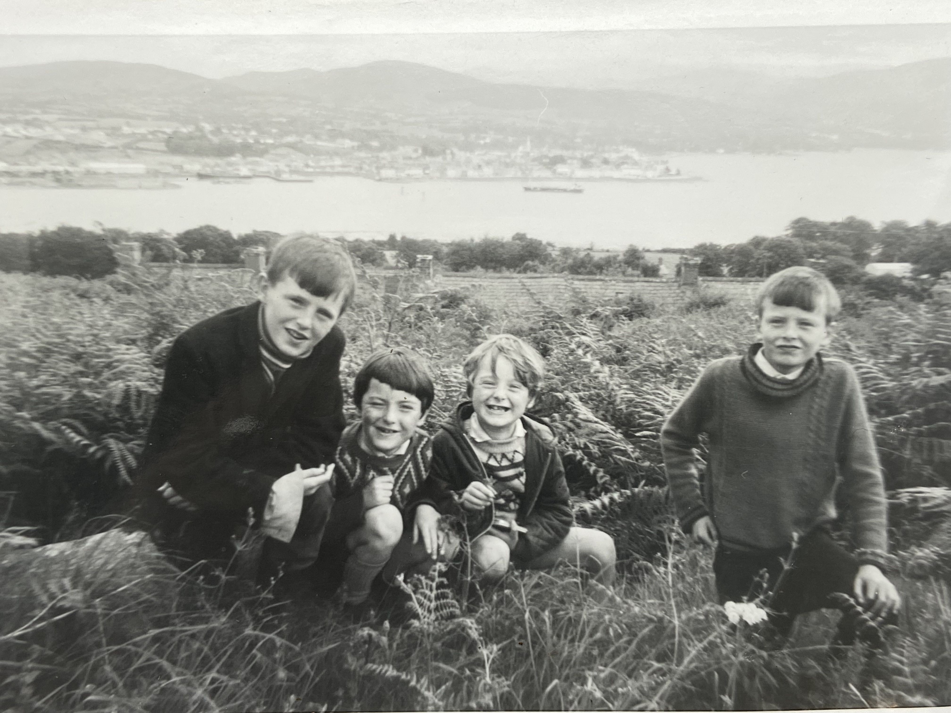Liam, Paul, Gerard and John in Omeath