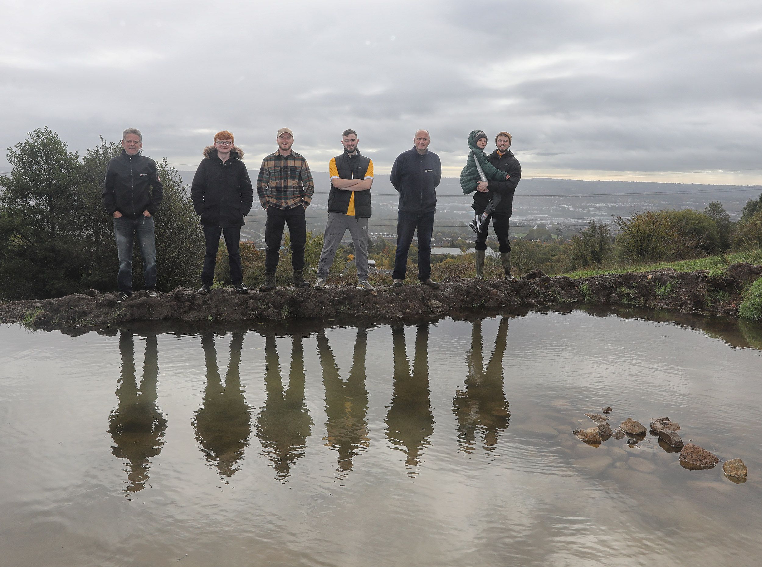 Community came together to make the pond possible