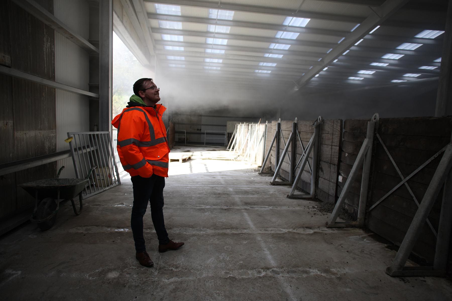 INSIDE: Our reporter James McCarthy was shown around the Natural World Products site