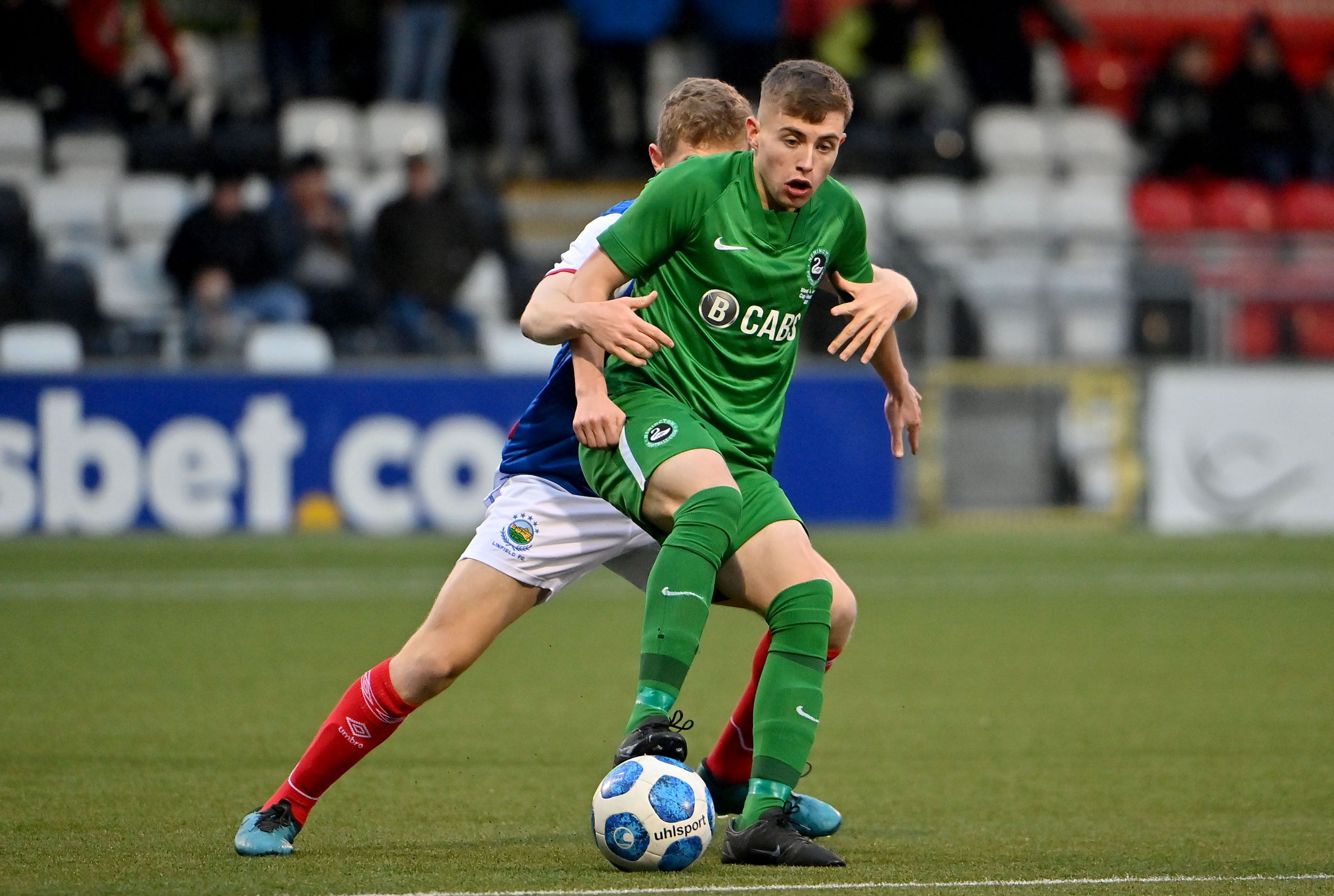 Patrick Downey scored Newington's third from a free-kick 