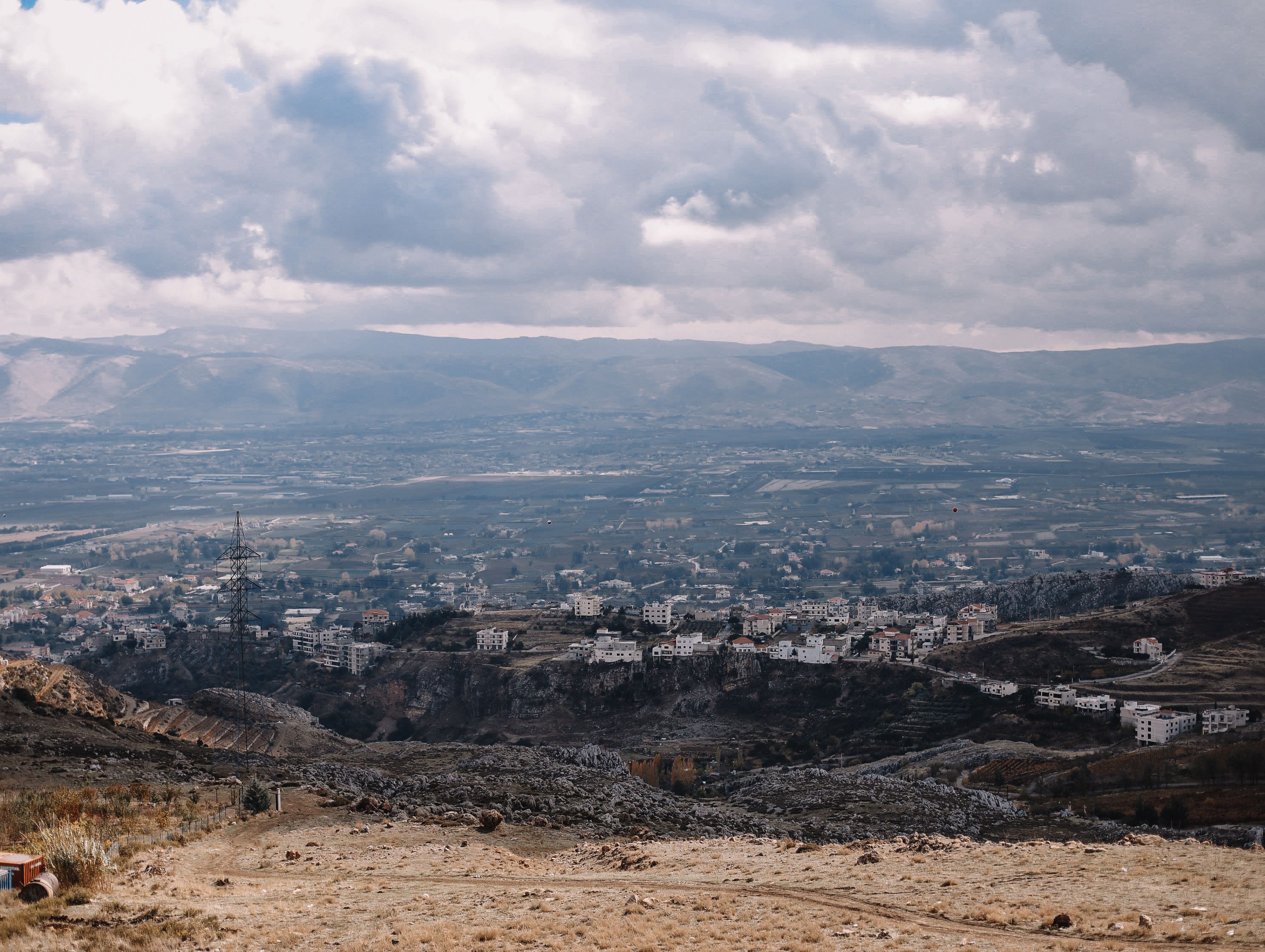 The Bekaa Valley on the Lebanon/Syria border is home to tens of thousands of Syrian refugees ( Hazar al Zahar)