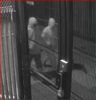 GUNMEN: The PSNI also issued images of the gunmen at the scene of Mark Hall's murder