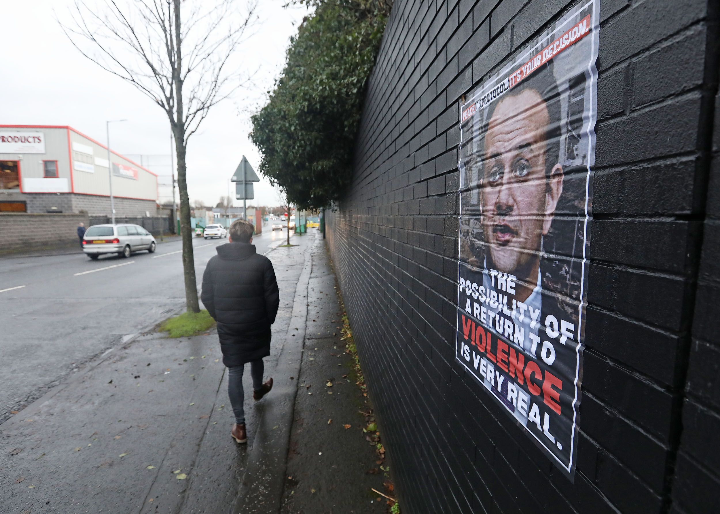 The posters have been erected in various locations including West Belfast