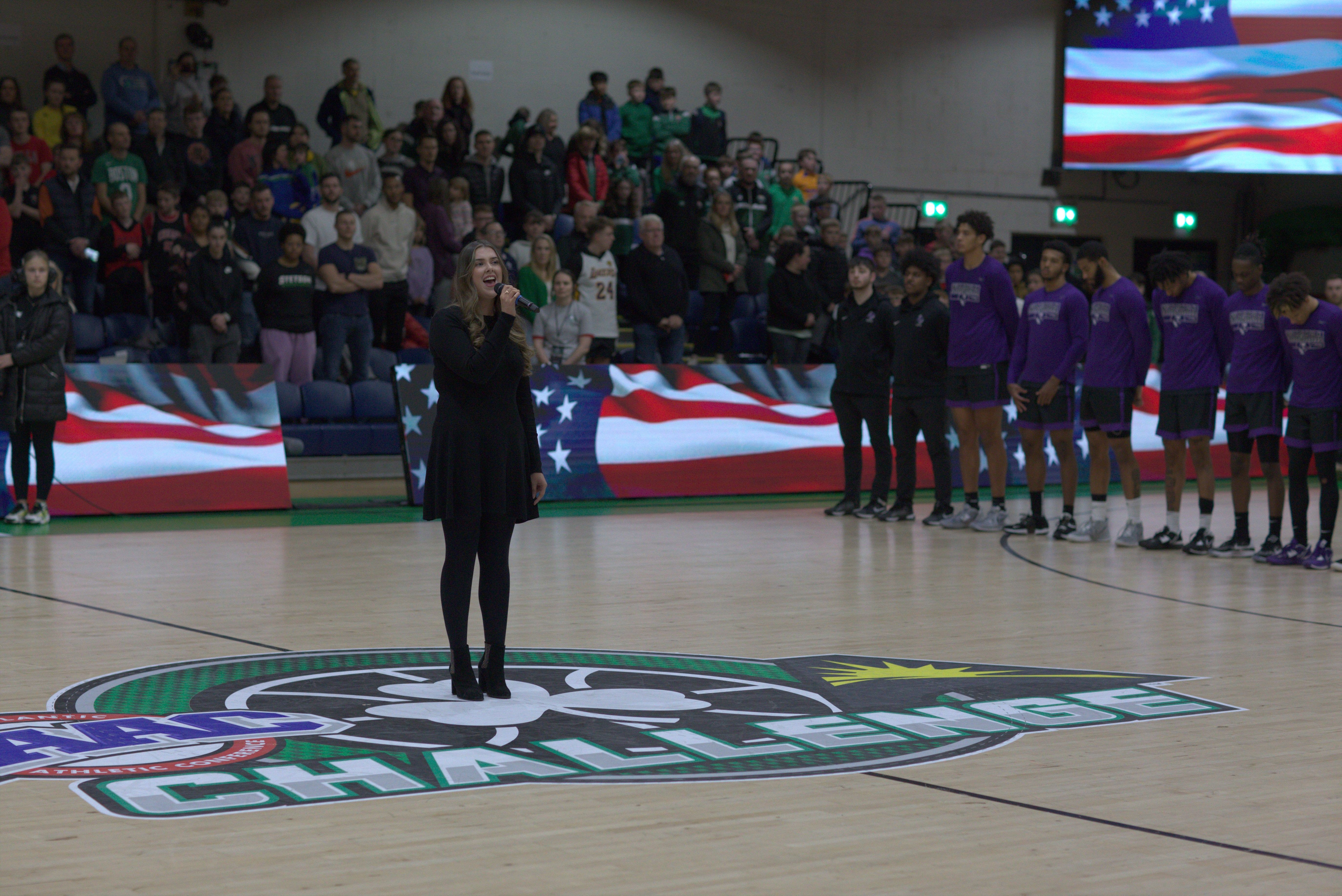 Méabh gives a moving performance at Dublin Basketball Challenge
