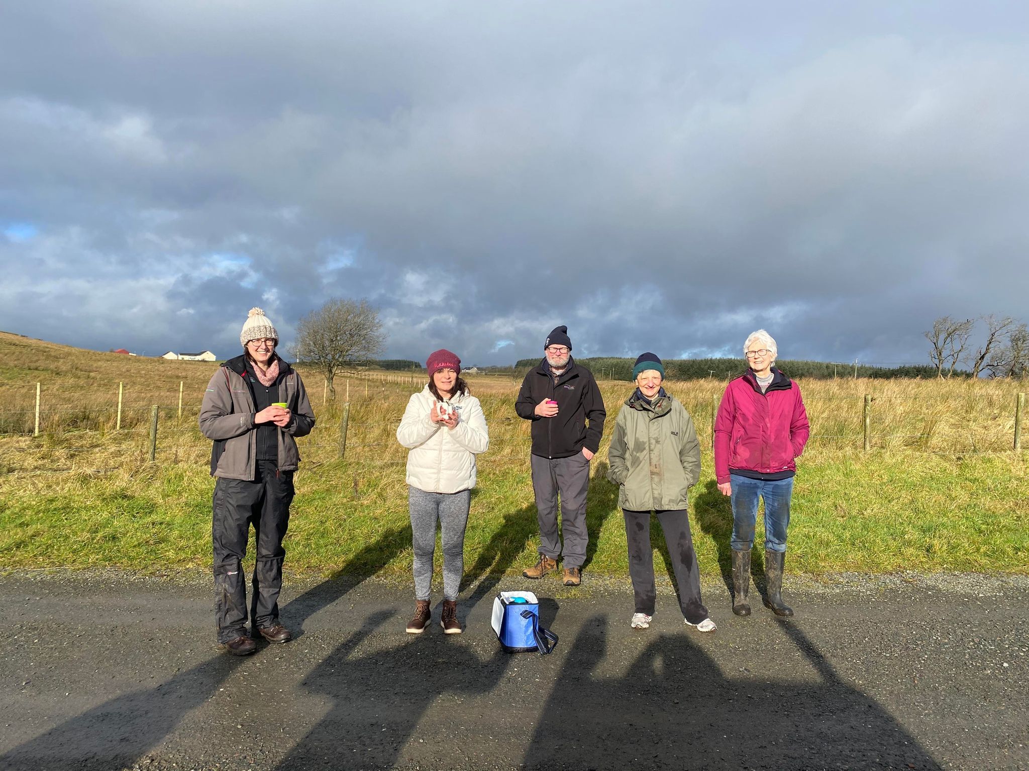 Belfast Hills Volunteers Lizzy, Gail, Stephen, Linda & Daphne
