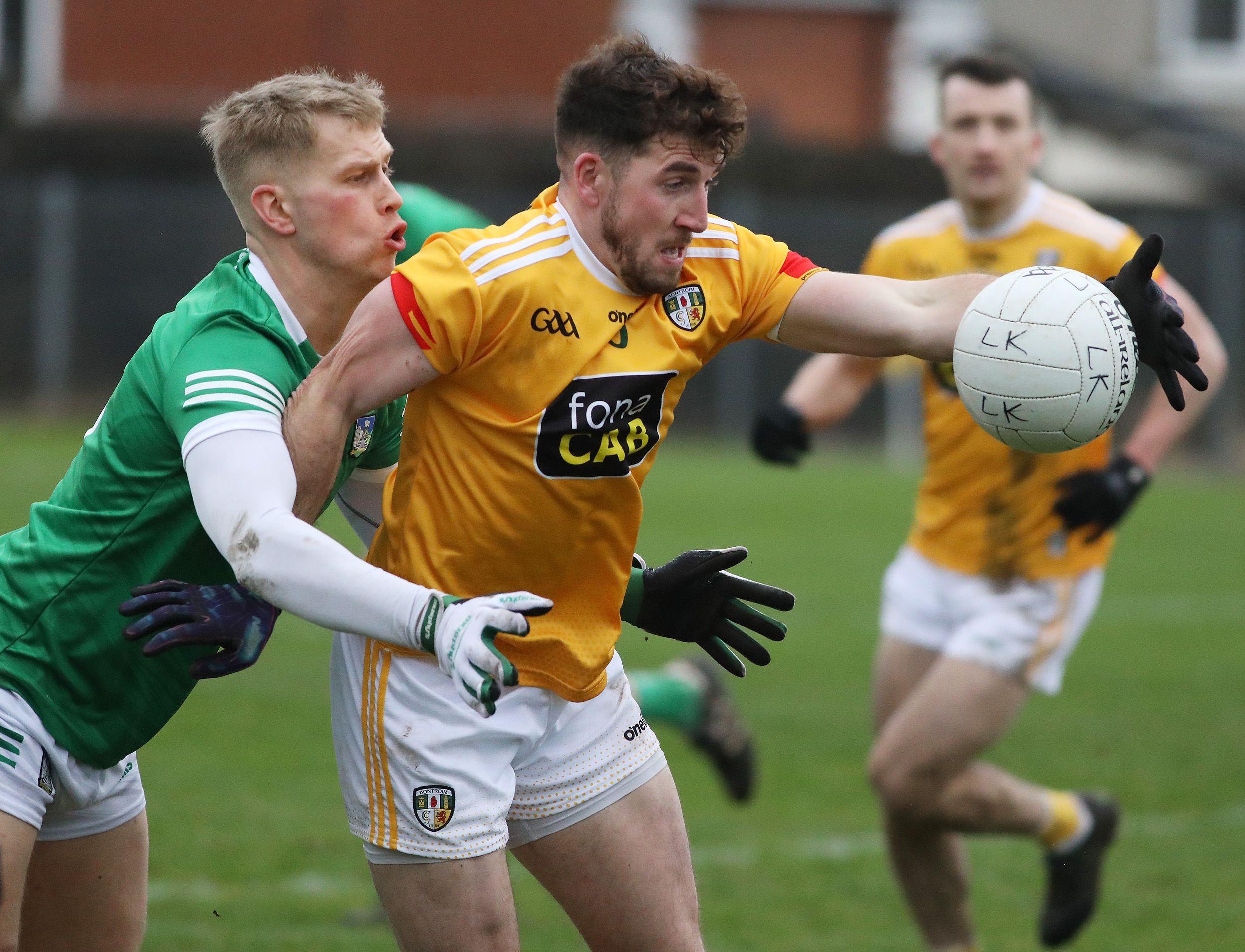 Ryan Murray tries to get out of a challenge