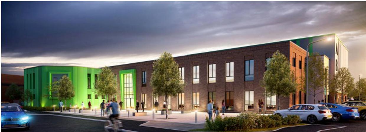 An artist's impression of the new Ardoyne Community Hub