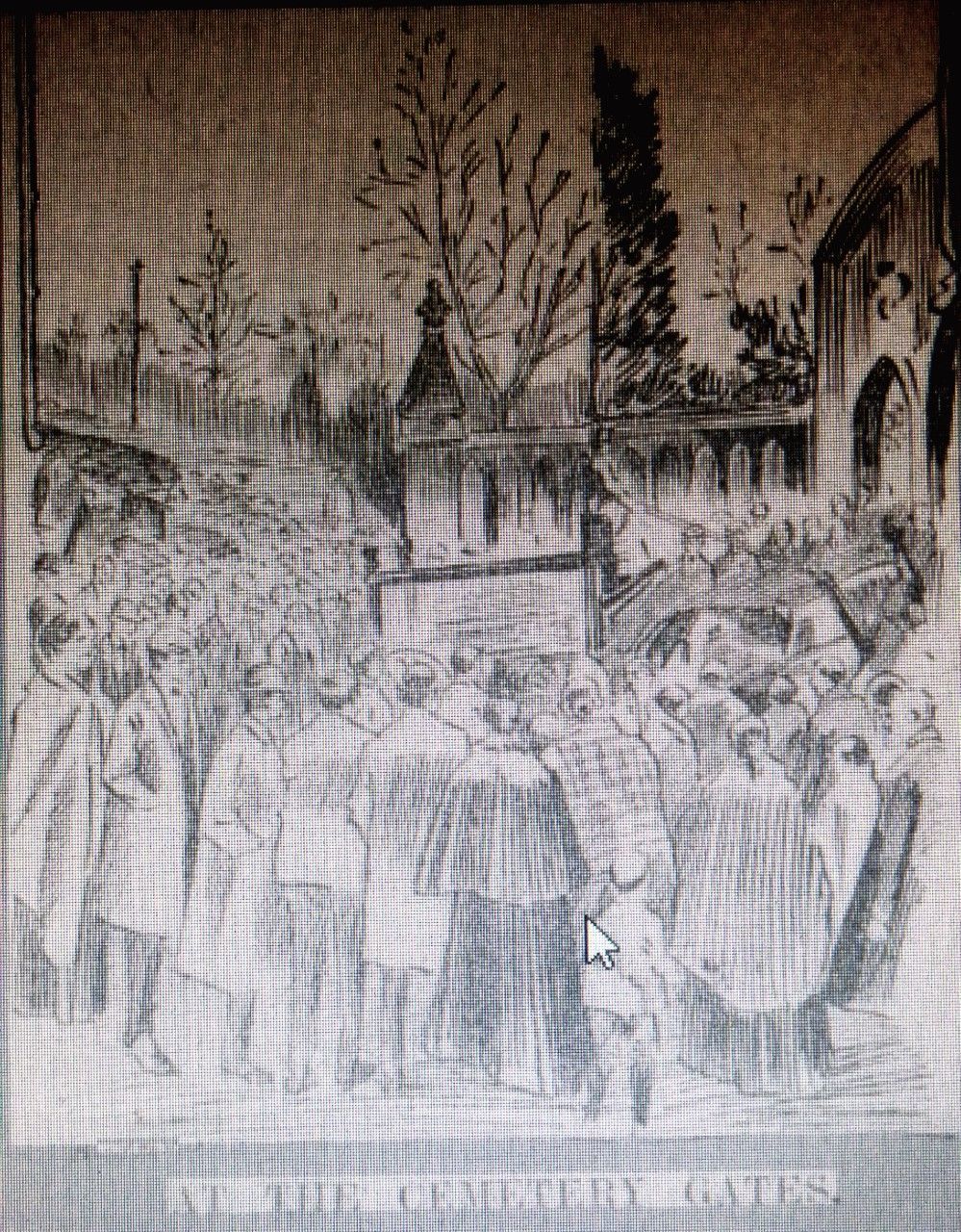 Belfast Evening Telegraph, January 23, 1902, Mourners at Funerals of Smithfield Pipe Lane  Mill Disaster, Milltown Cemetery