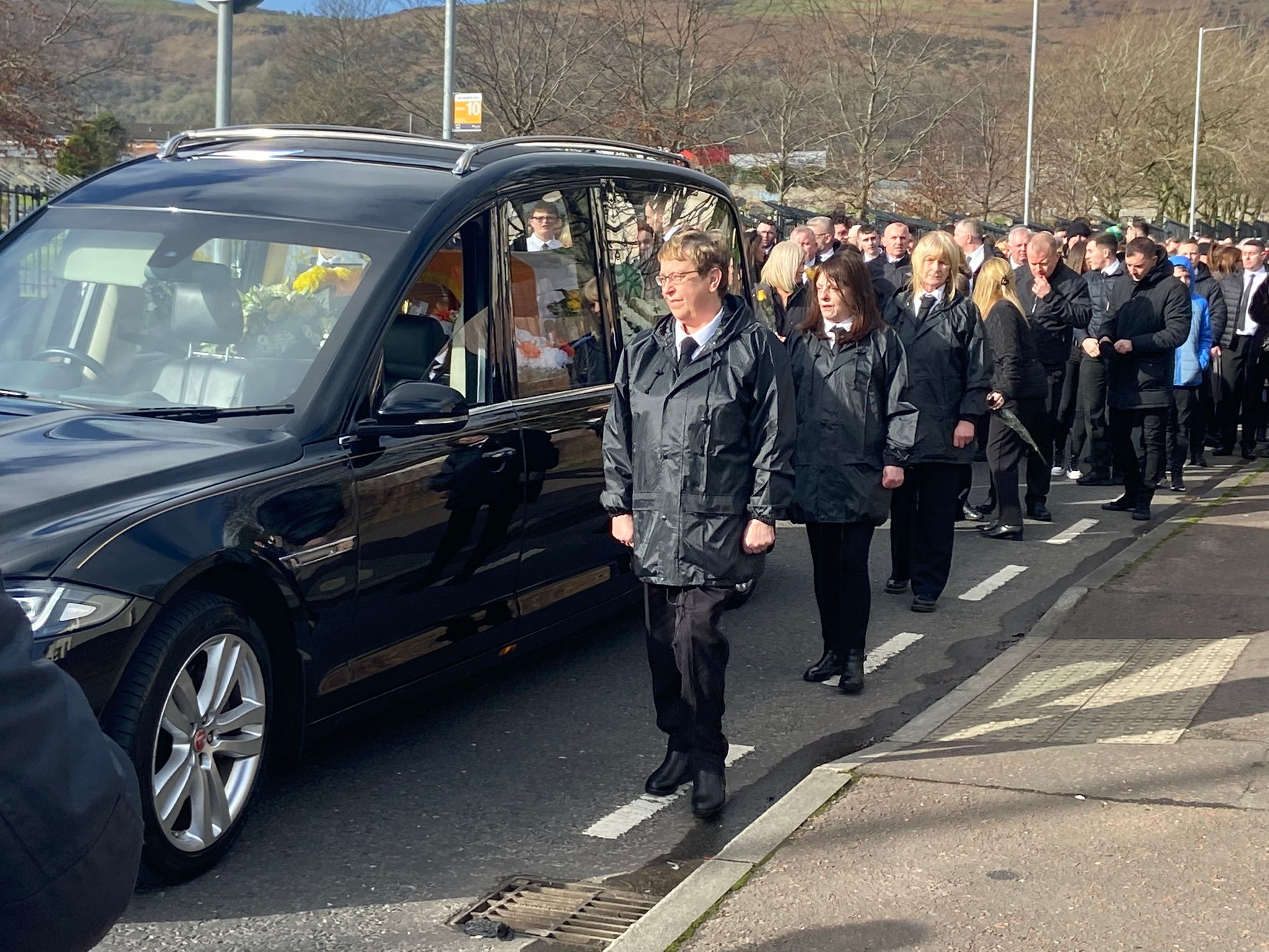 Maura McCrory's funeral cortege