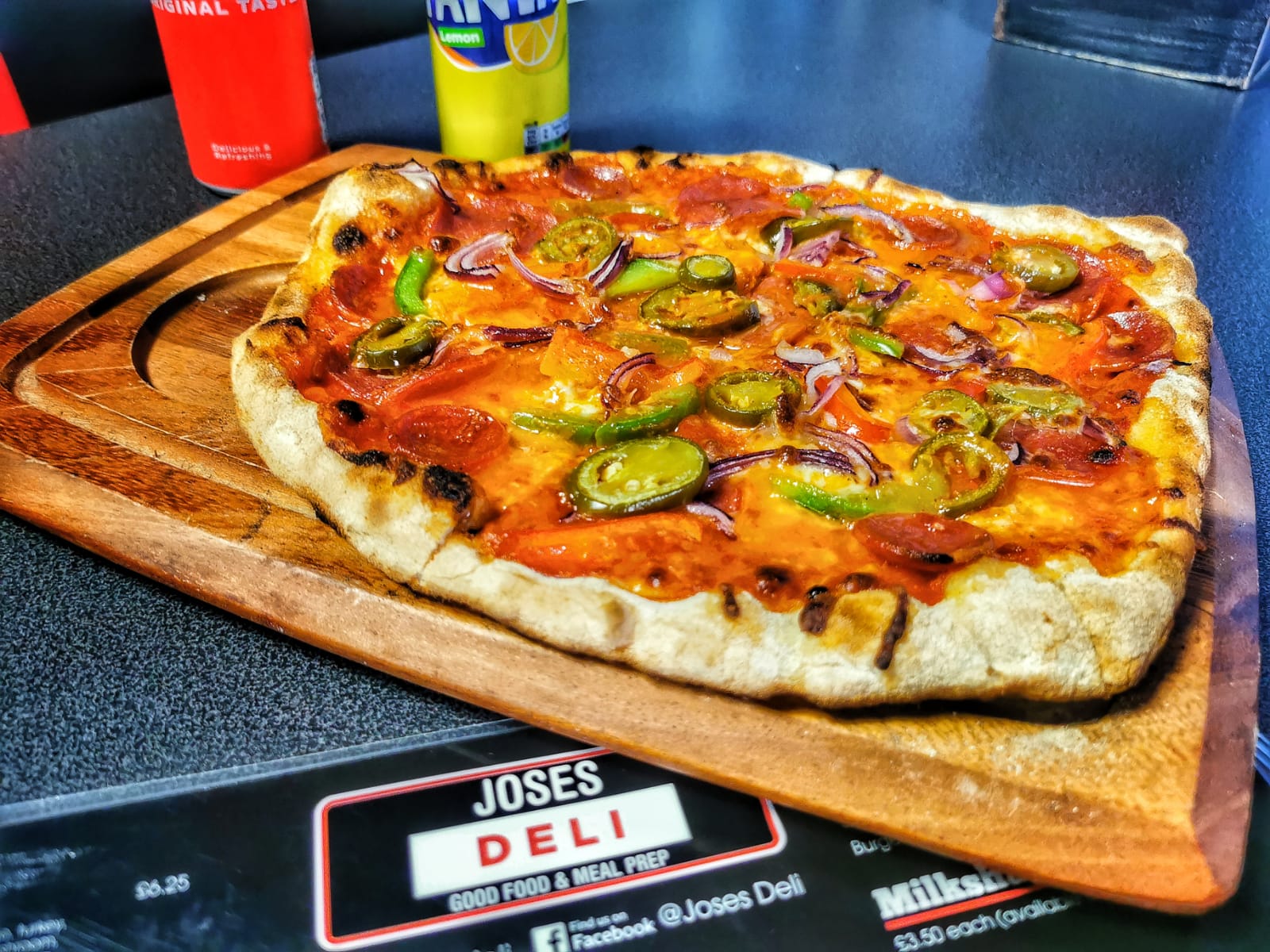 PIZZA: Jose's Deli have updated their already extensive menu to include fresh stonebaked pizza