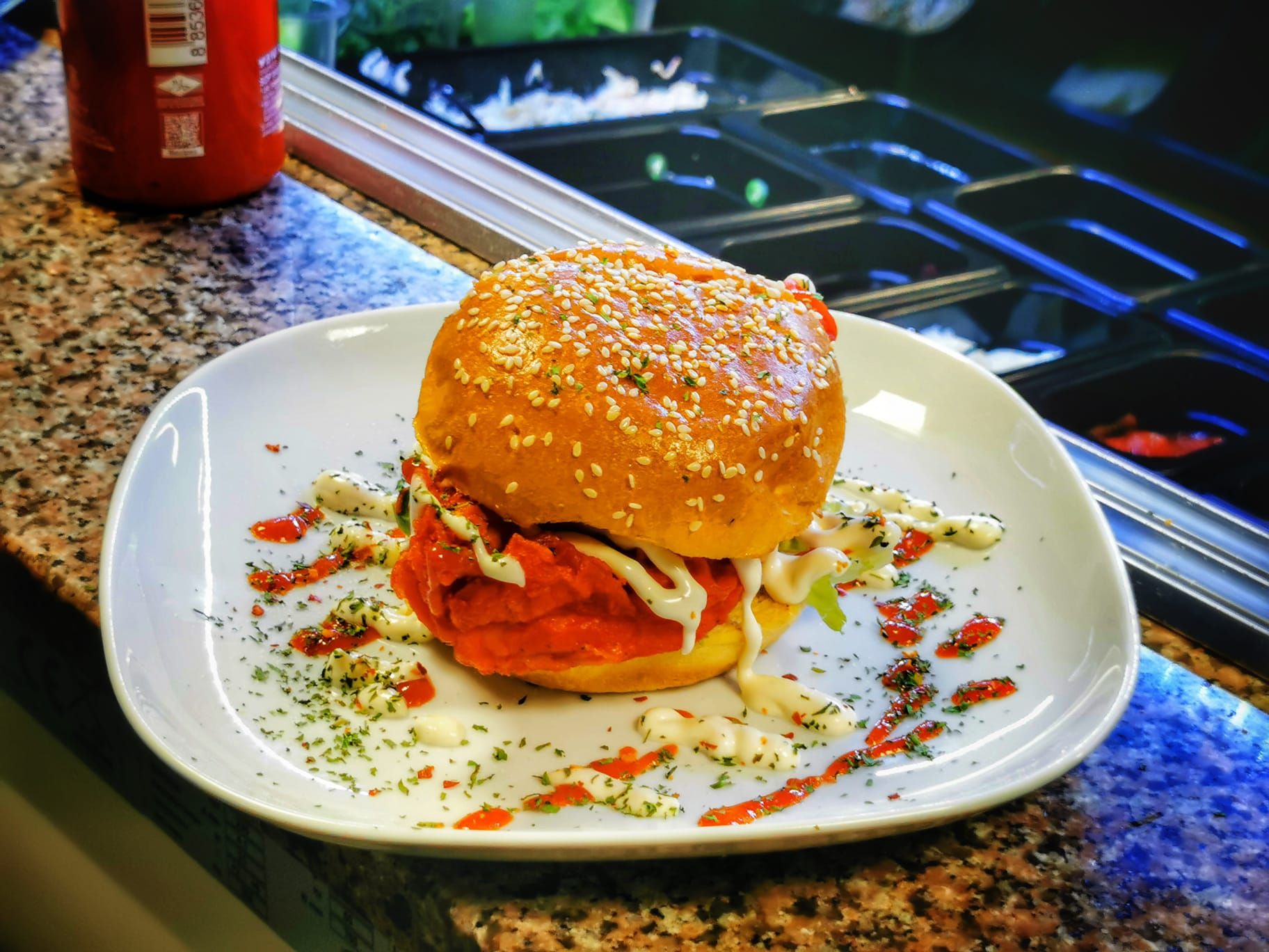 UNIQUE: The Jose's Deli menu has many items that you won't find anywhere else including the Pakora Burger