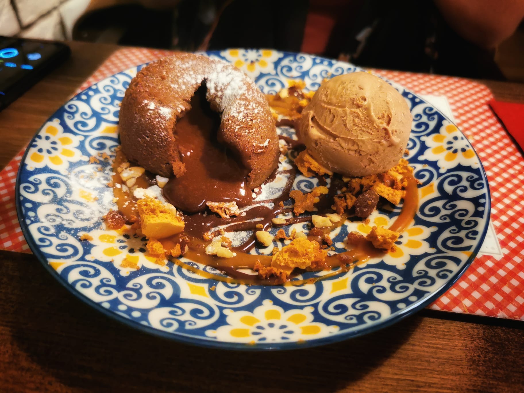 MOUTH WATERING: The self saucing chocolate pudding was a chocoholics dream