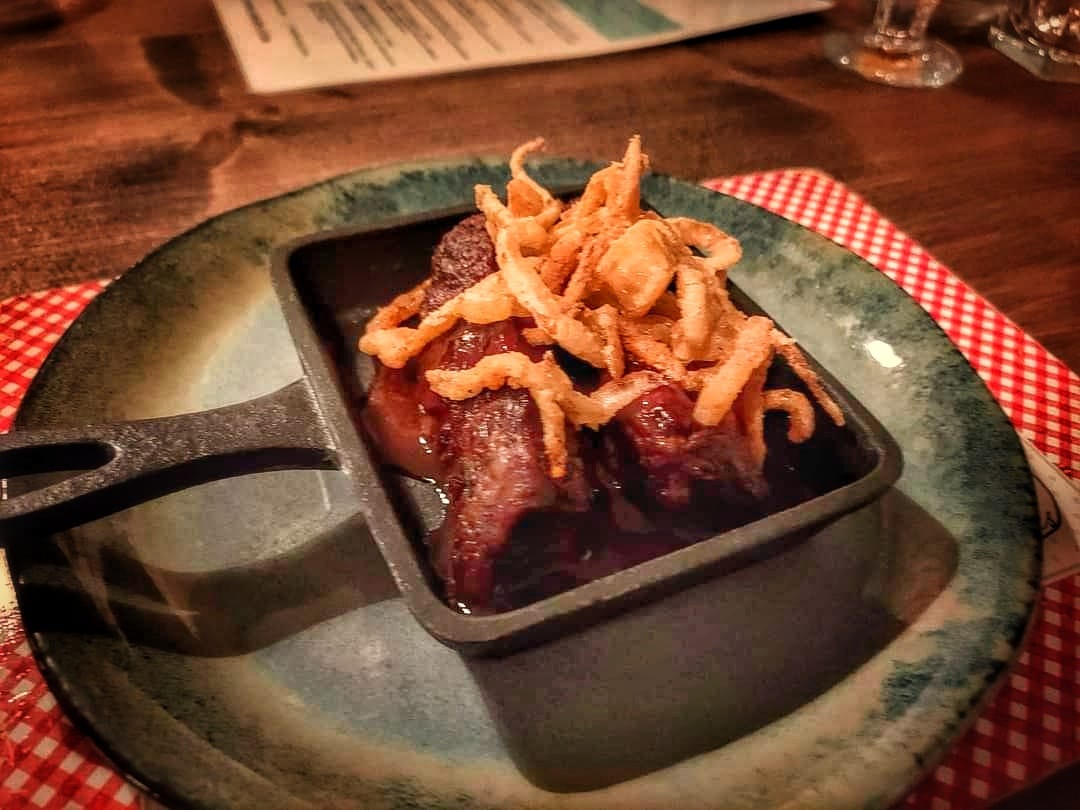 MELT IN THE MOUTH: The BBQ Shorthorn Beef Rib was tender and flavoursome