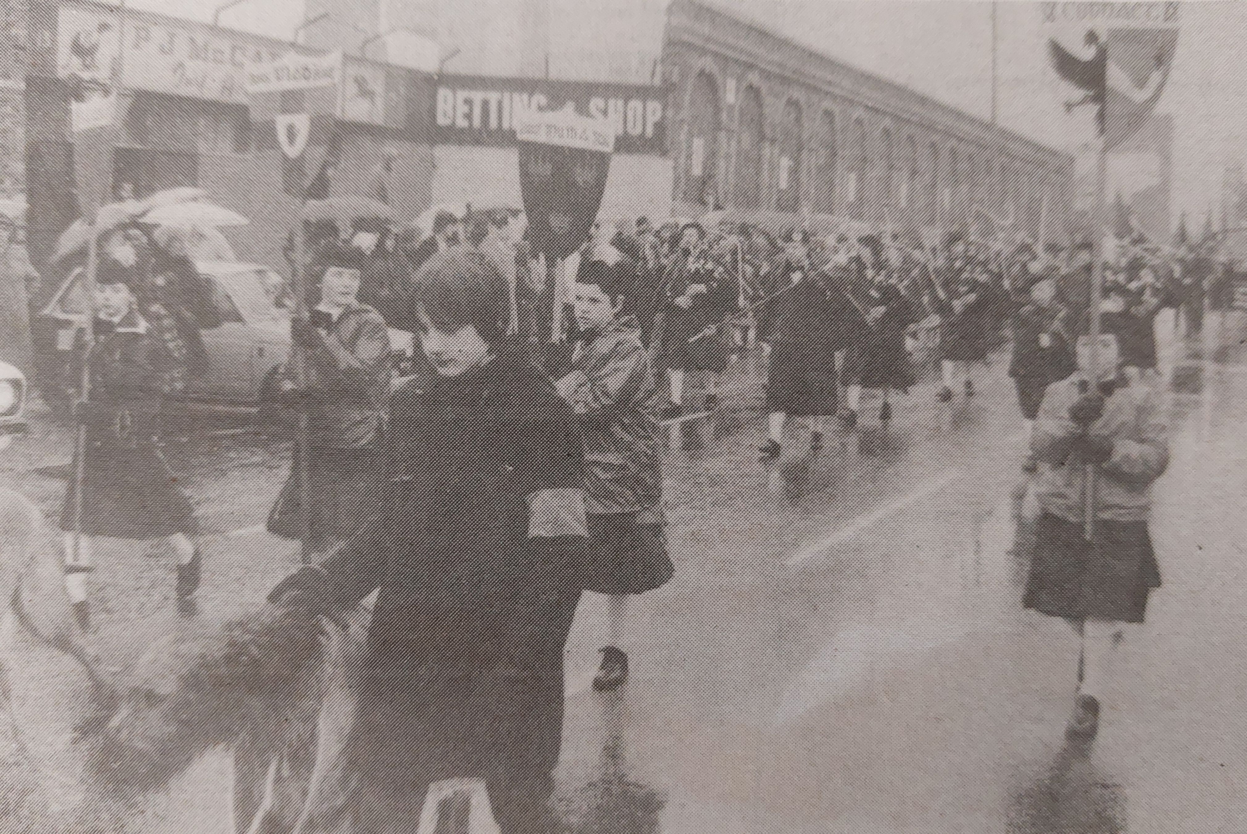 St Patrick's Day on the Andersonstown Road, 1980