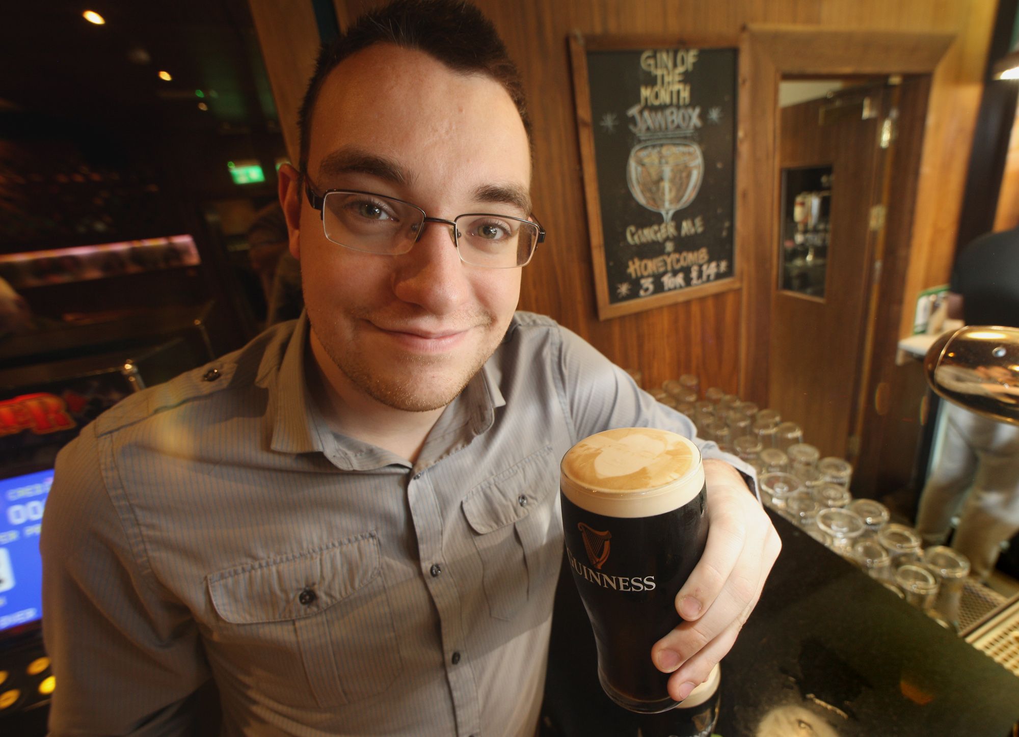 RAISE A GLASS: It wouldn't be St Patrick's Day without a pint of Guinness