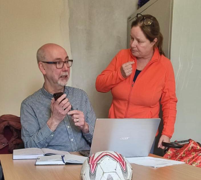 TEAMWORK: Michael O'Hara and Chrissie Mac Siacais