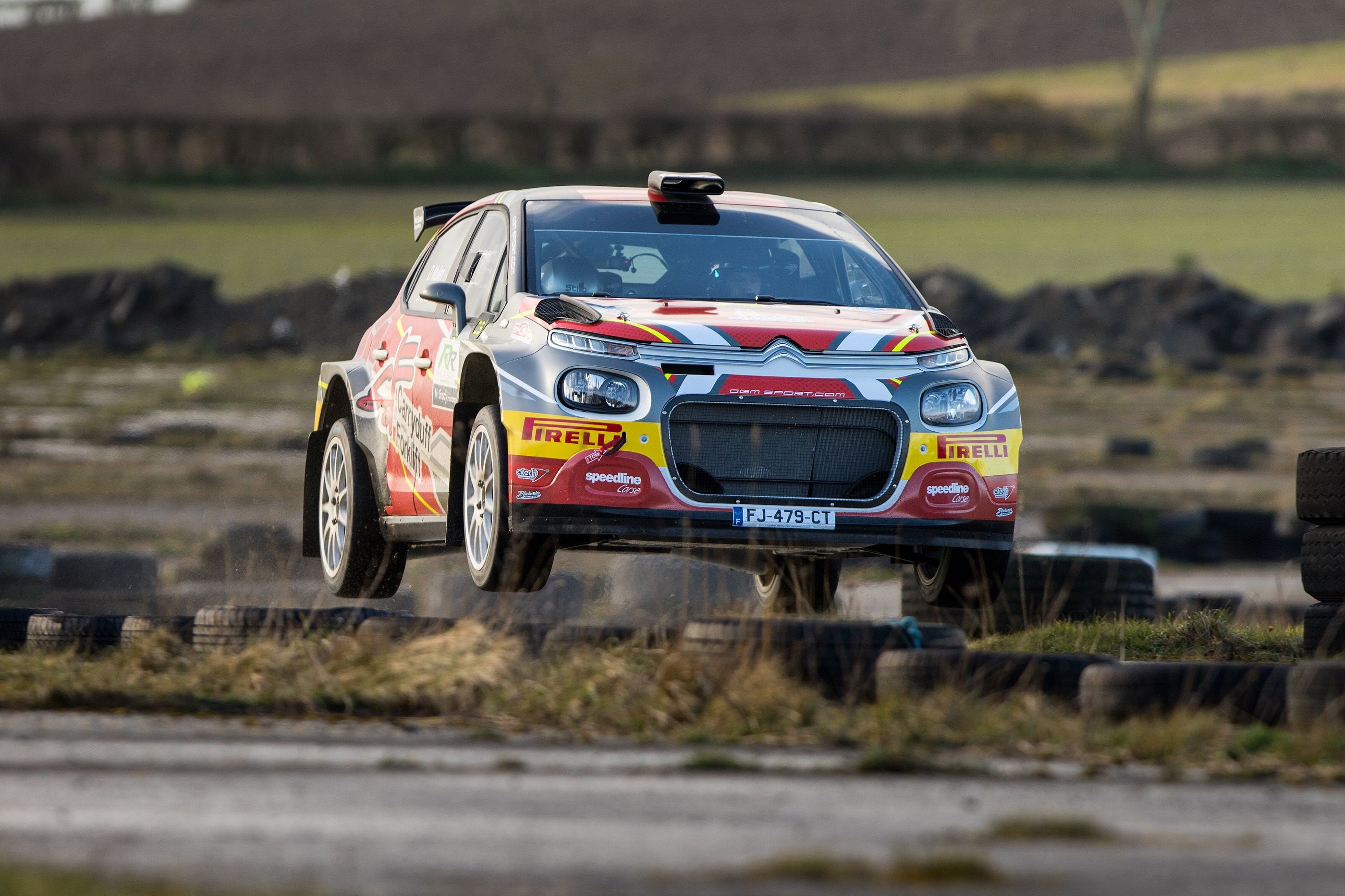 HIGH-FLYER: Jonny Greer in his Citroen C3 
