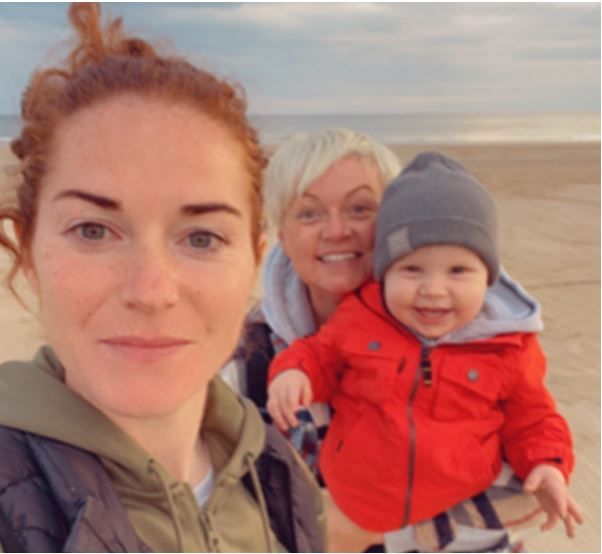 Marissa Callaghan with partner Paula and their son Quinn