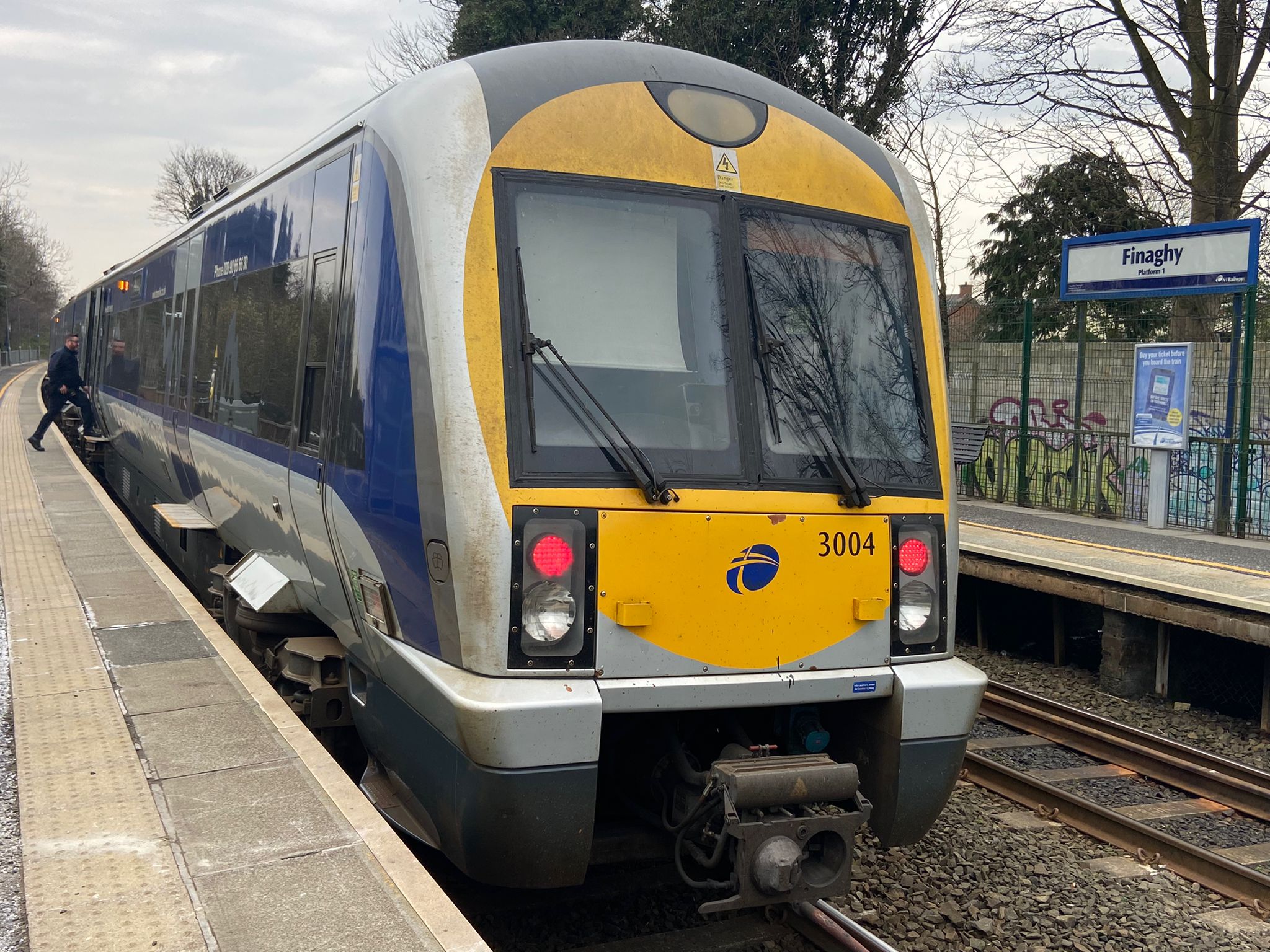 REOPENED: The train line between Great Victoria Street and Lisburn has reopened following the security alert
