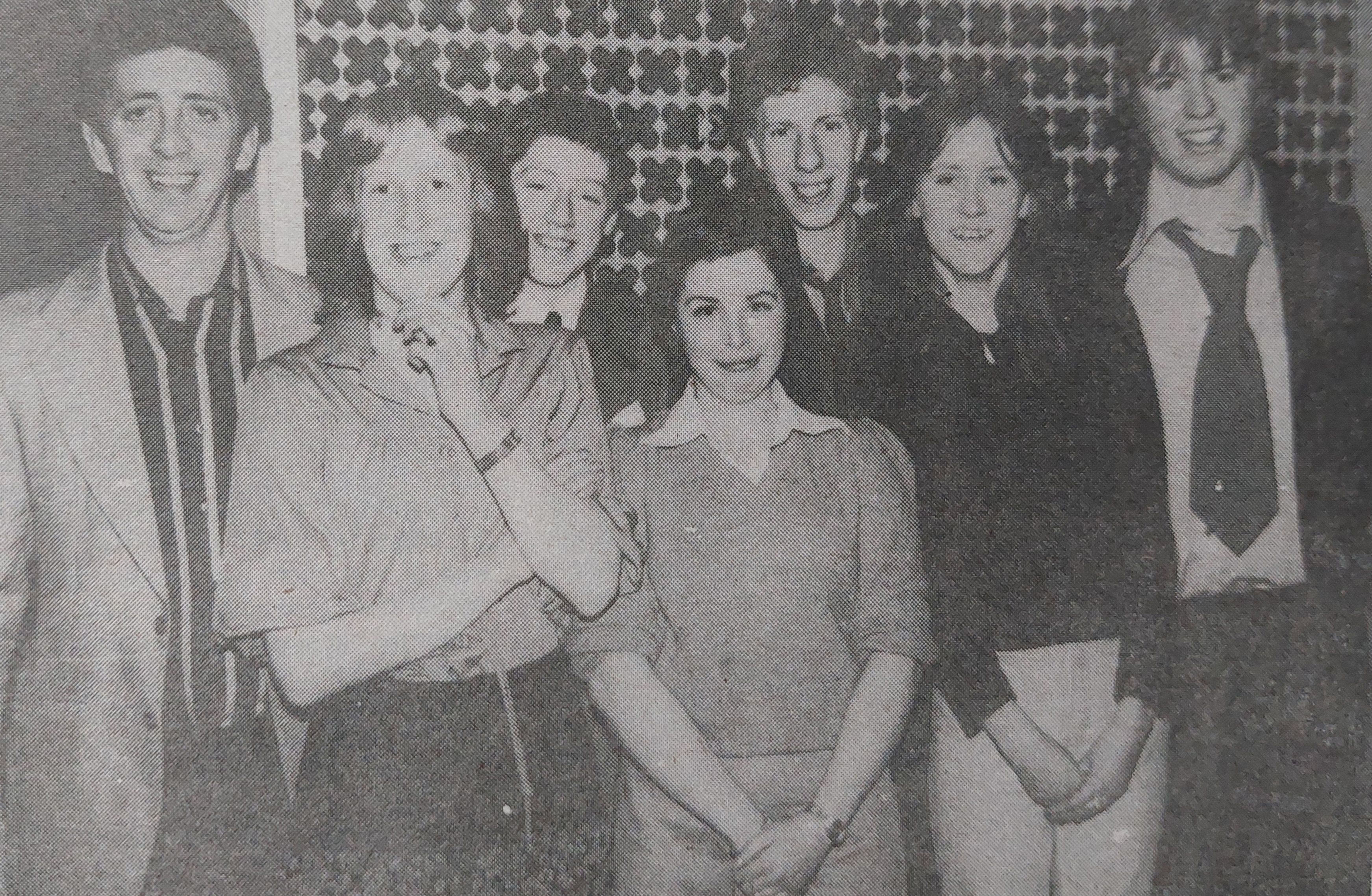 Committee members of Iveagh Youth Club and Manchester Utd Supporters' Club at the Lake Glen – Charlie Bruce, Donna Allen, Peter Tolan, Sinéad Killen, Thomas McGrann, Una Tumelty and Gerard Mulgrave