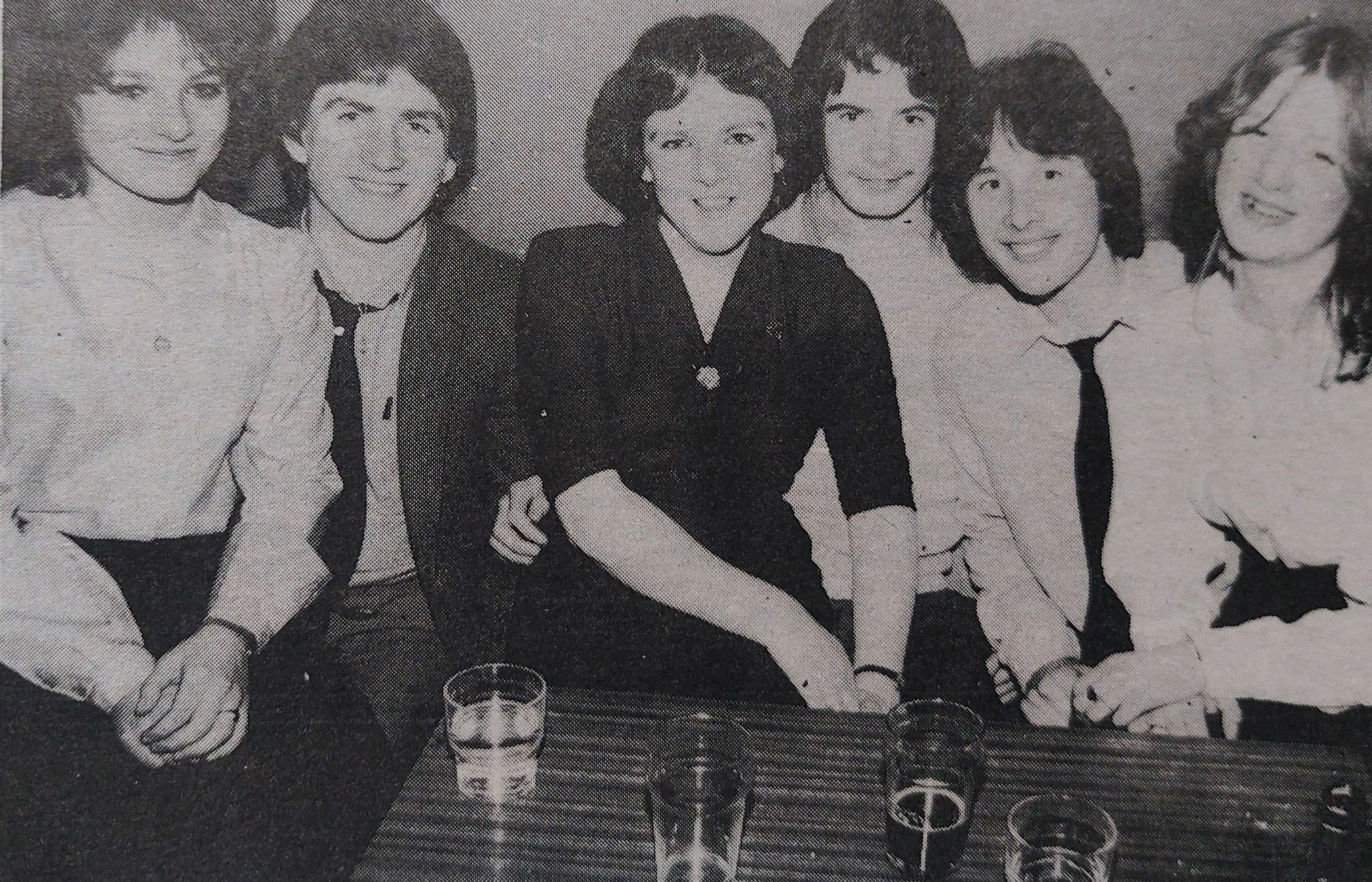 Mary McKeown, Bobby Gallagher, Ann Marie Lints, Hugh O'Hare, Gerald McCann and Elaine McGuigan