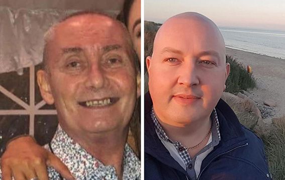 MURDERED: Michael Snee (left) and Aidan Moffitt